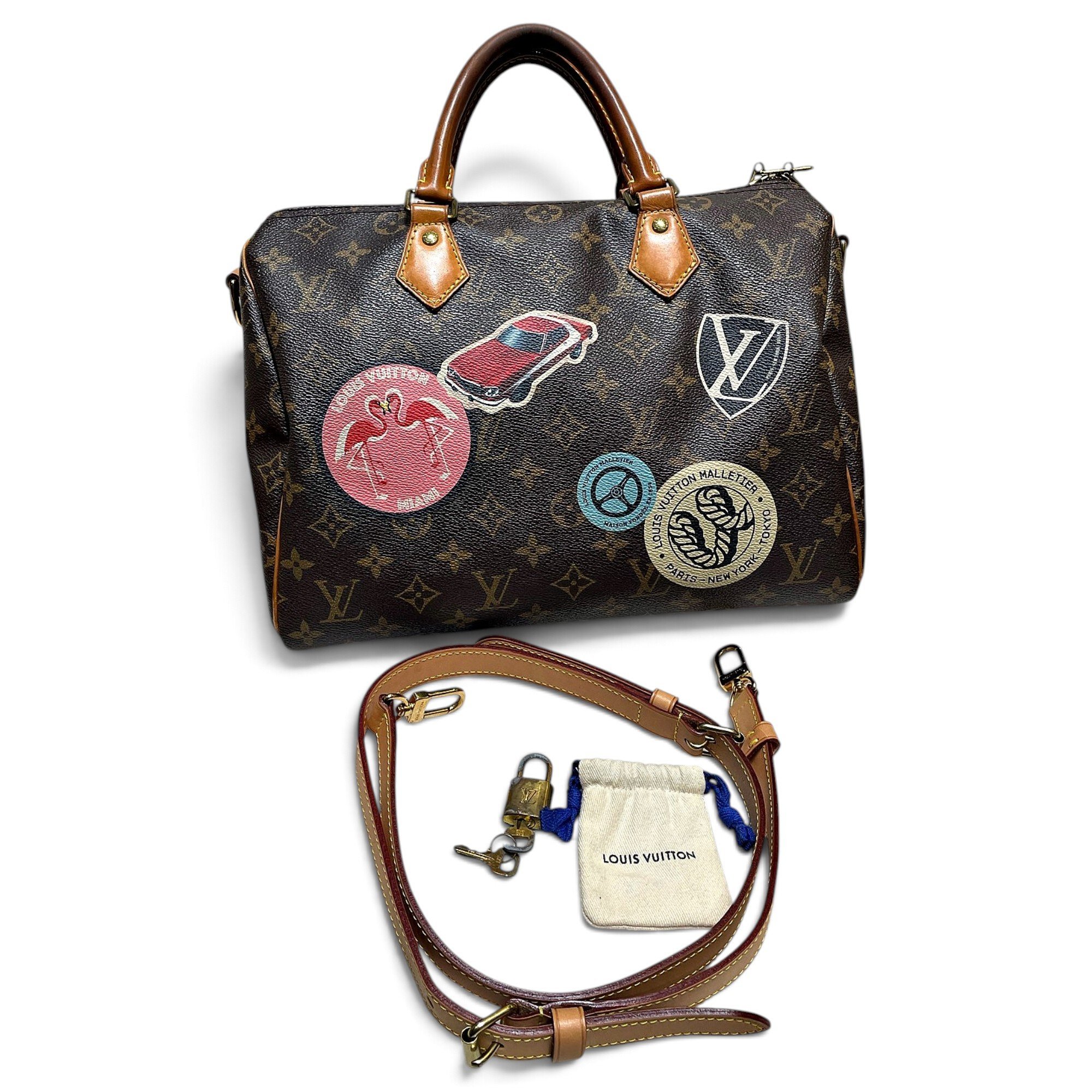 Speedy Bandoulière leather crossbody bag