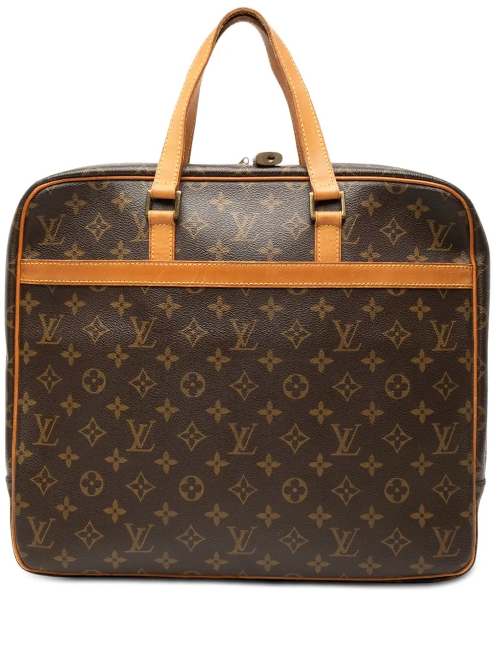 2002 Monogram Porte Documents Pegase business bag