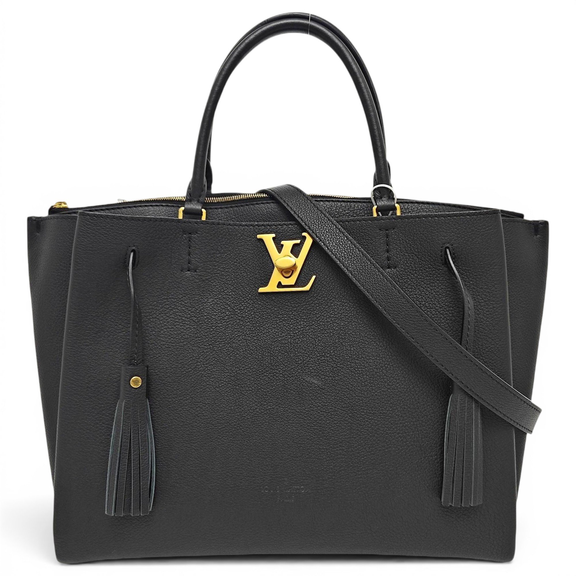 Lockme leather handbag