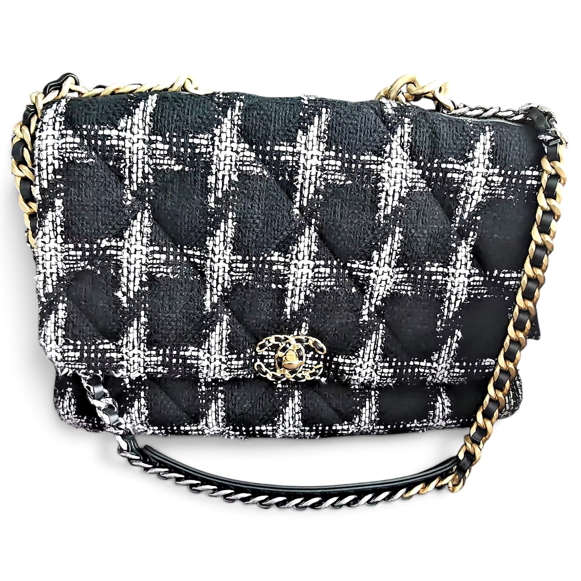 Chanel 19 wool handbag