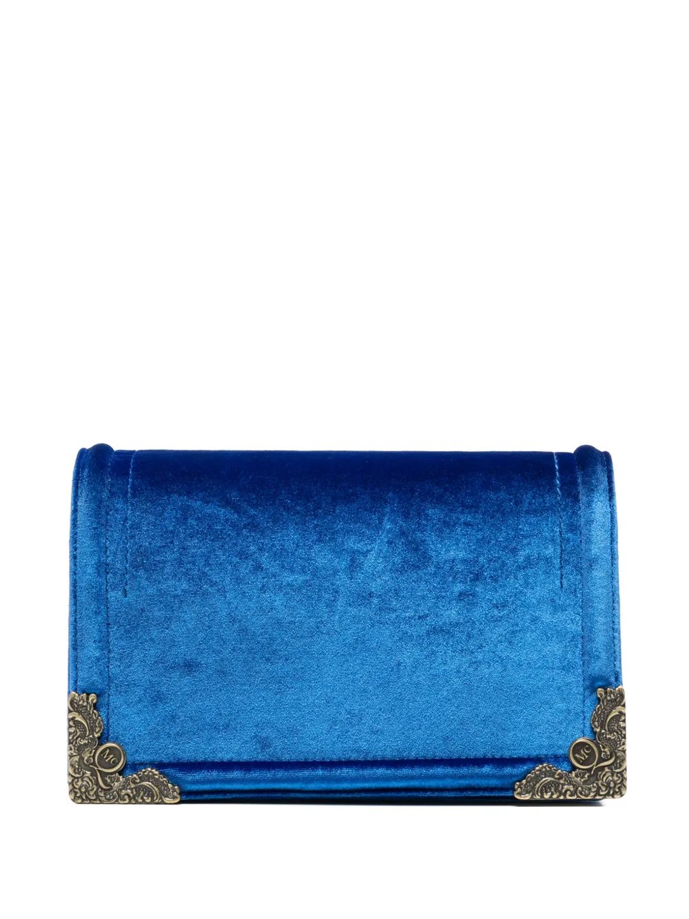 Alexander McQueen 2010s velvet clutch bag