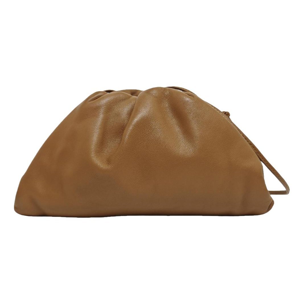 Pouch leather handbag