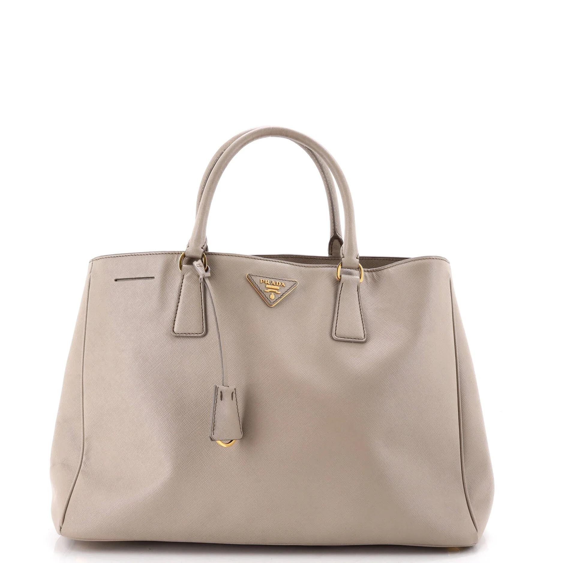 Leather tote
