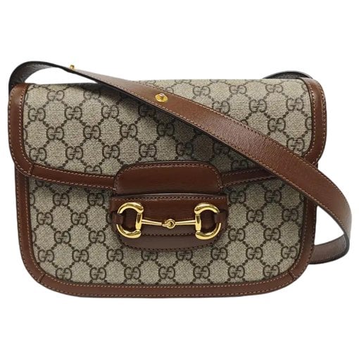 Handle Horsebit 1955 leather crossbody bag