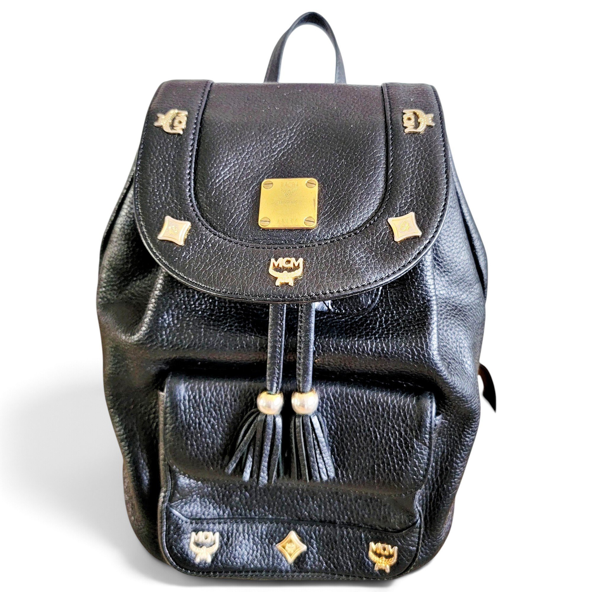 MCM Stark leather backpack