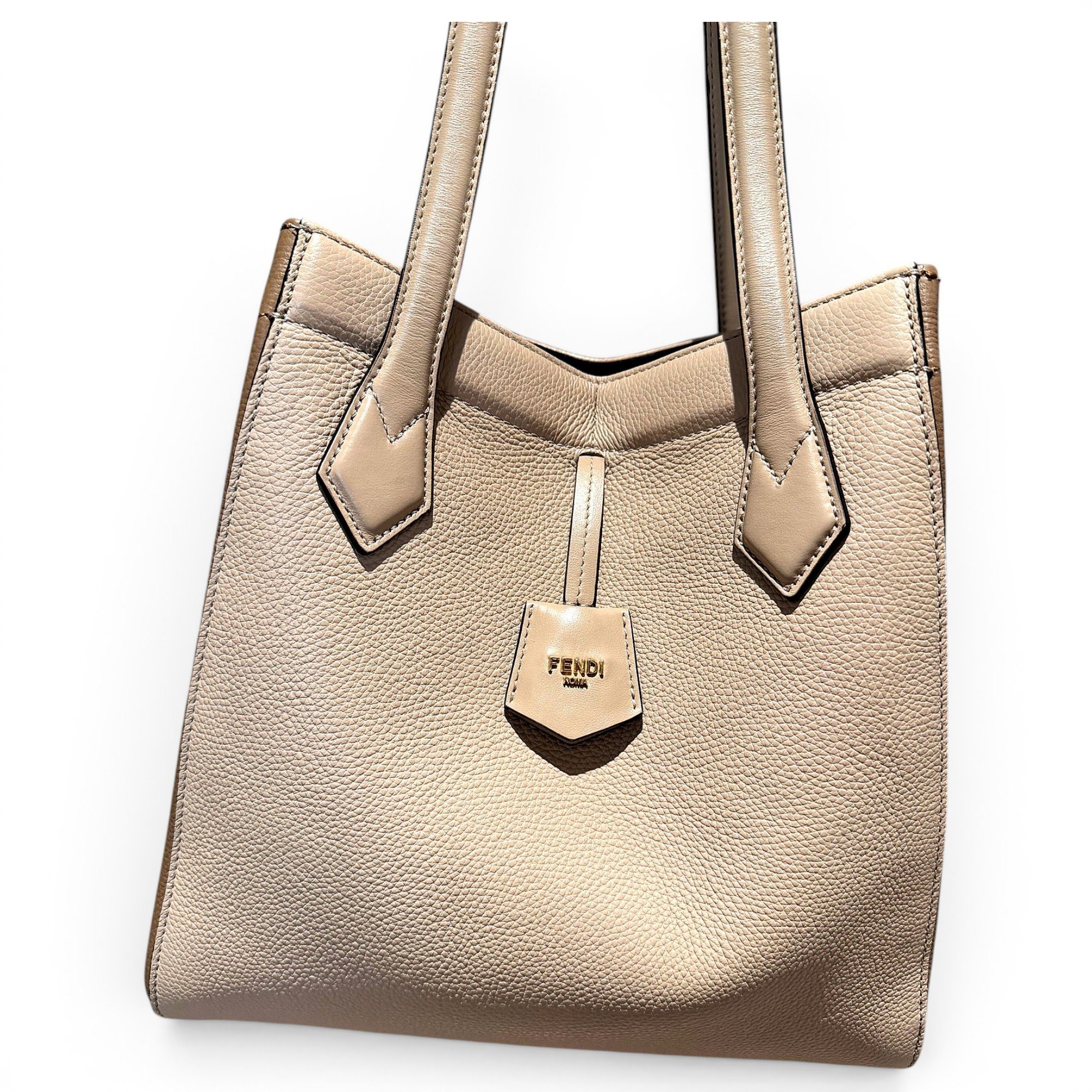 Origami leather handbag