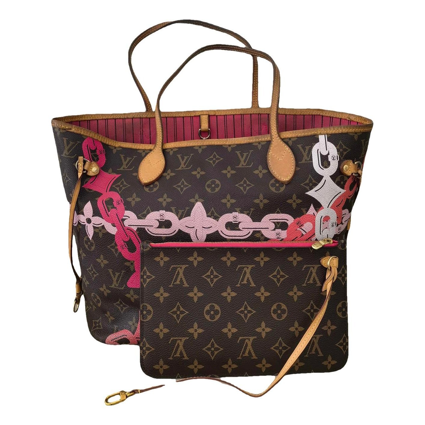 Neverfull leather handbag