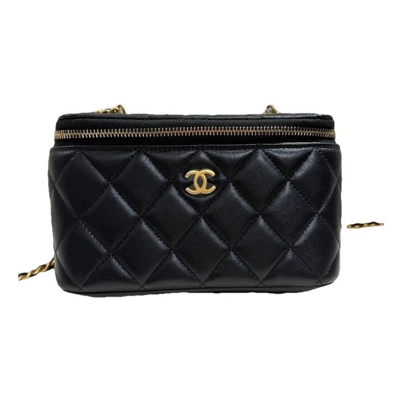 Vanity leather crossbody bag