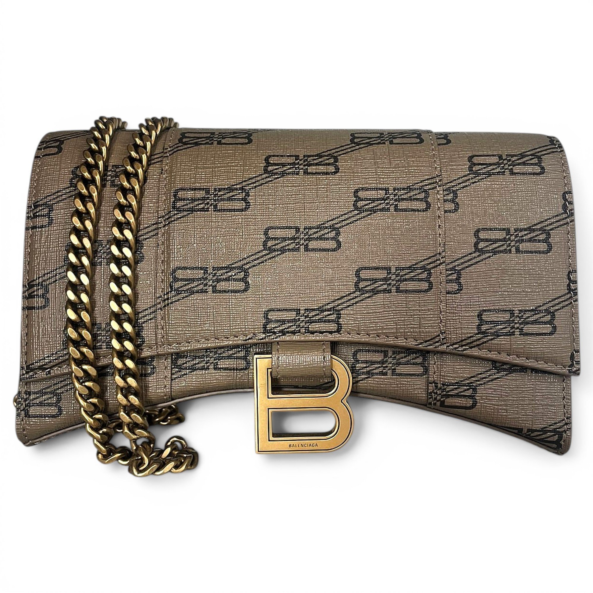 Balenciaga Hourglass cloth crossbody bag