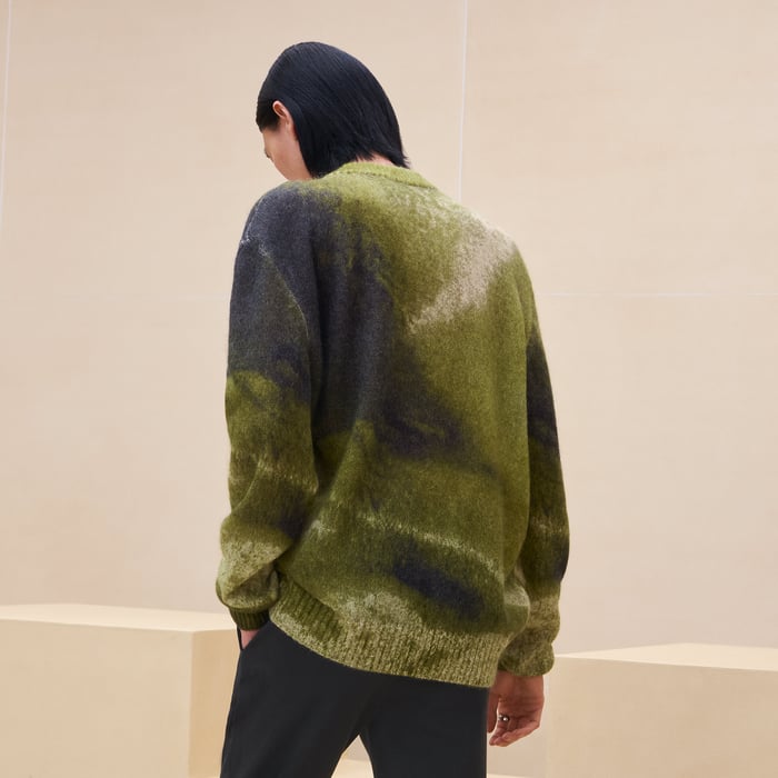 아니스 “reflets Equestres” 크루넥 스웨터