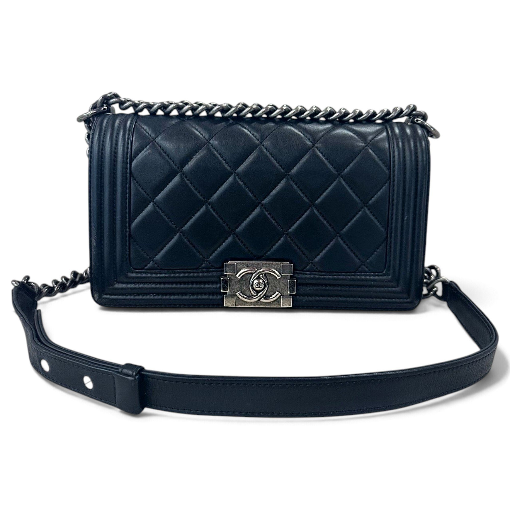 Boy leather crossbody bag
