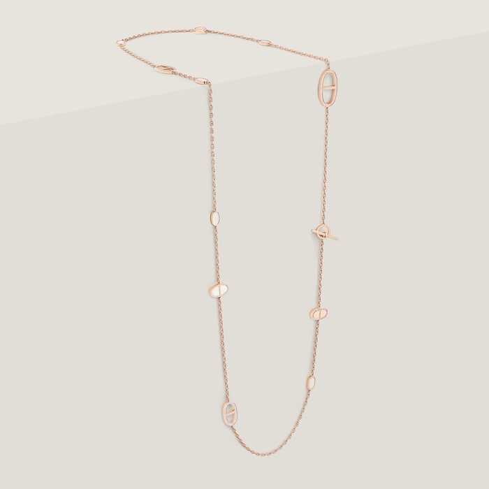 Sans Coloris Chaine d'Ancre Verso Long Necklace, Small Model