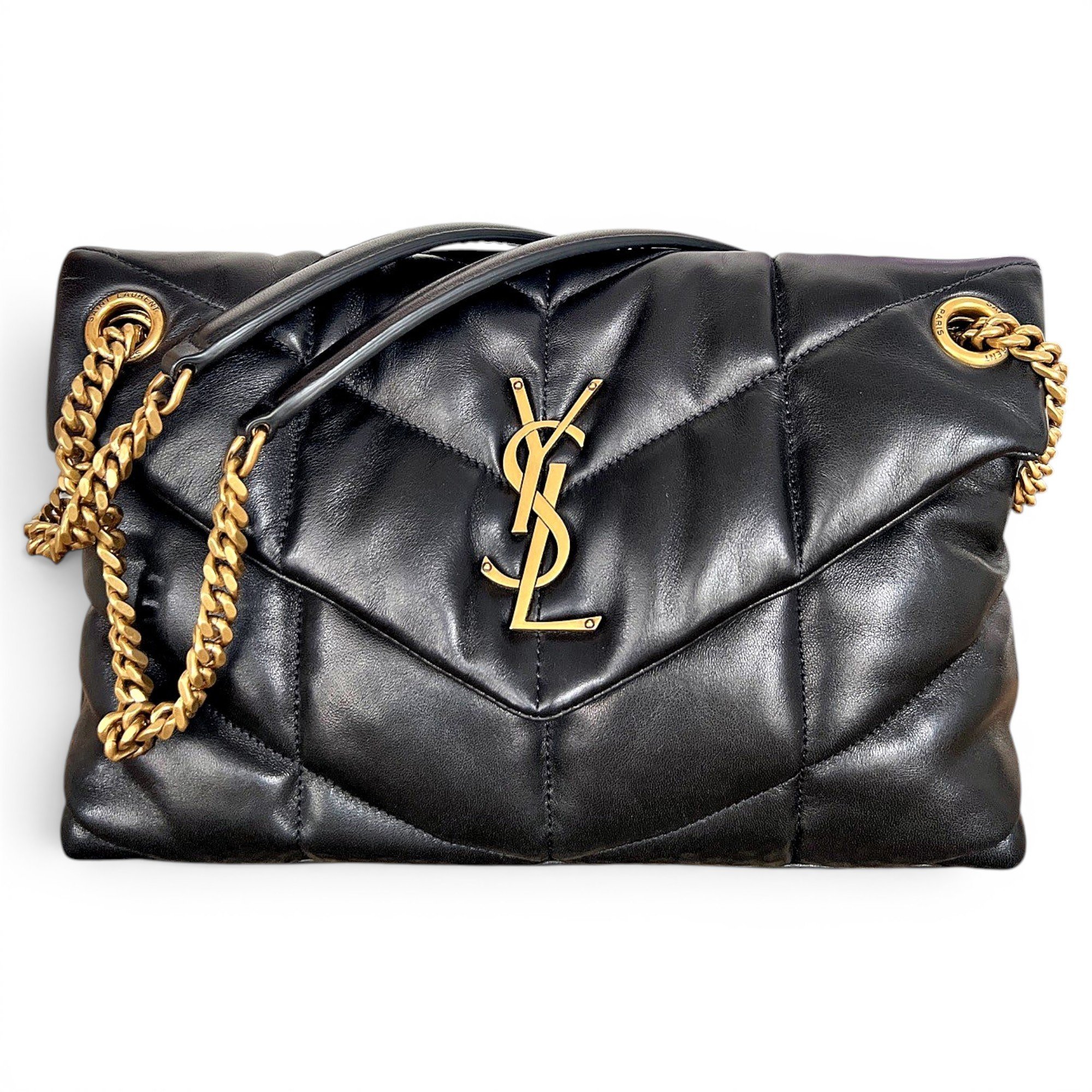 Loulou Puffer leather crossbody bag