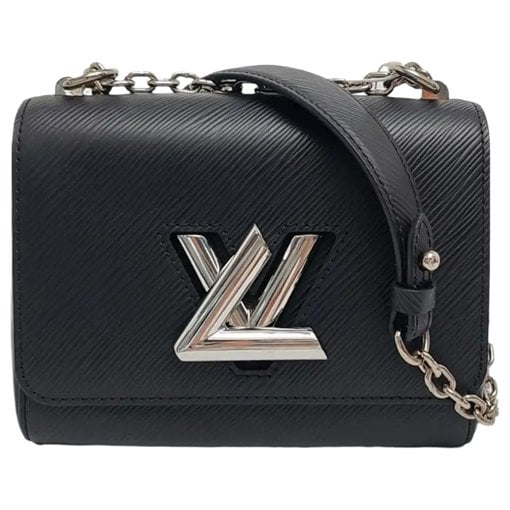 Twist leather handbag
