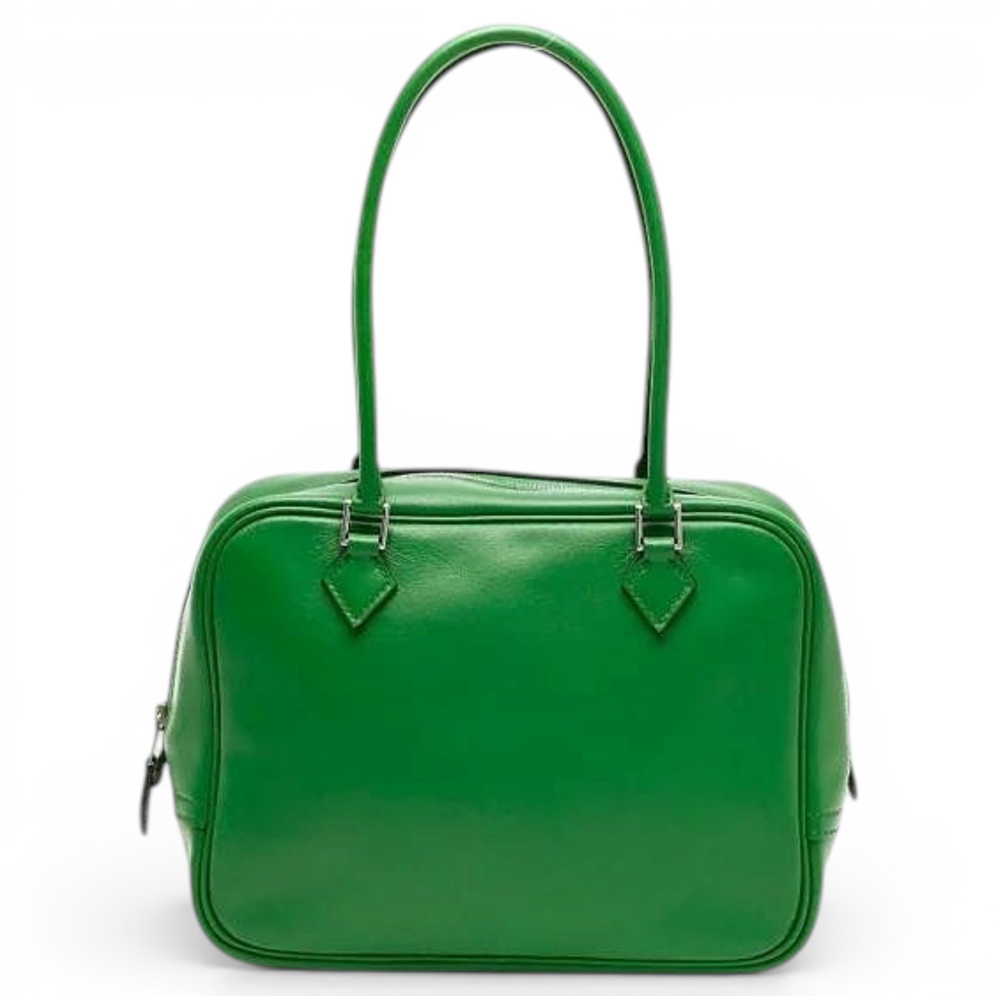 Plume leather handbag