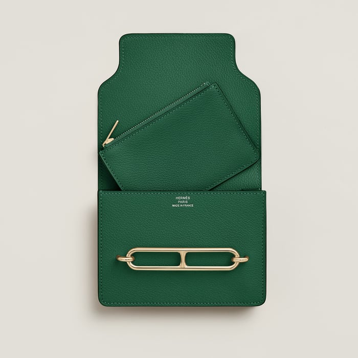 Vert Moyen Roulis Slim Wallet