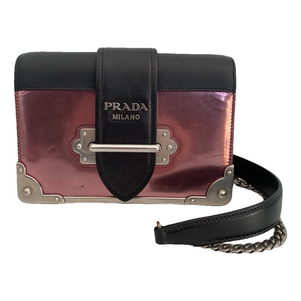 Cahier leather handbag