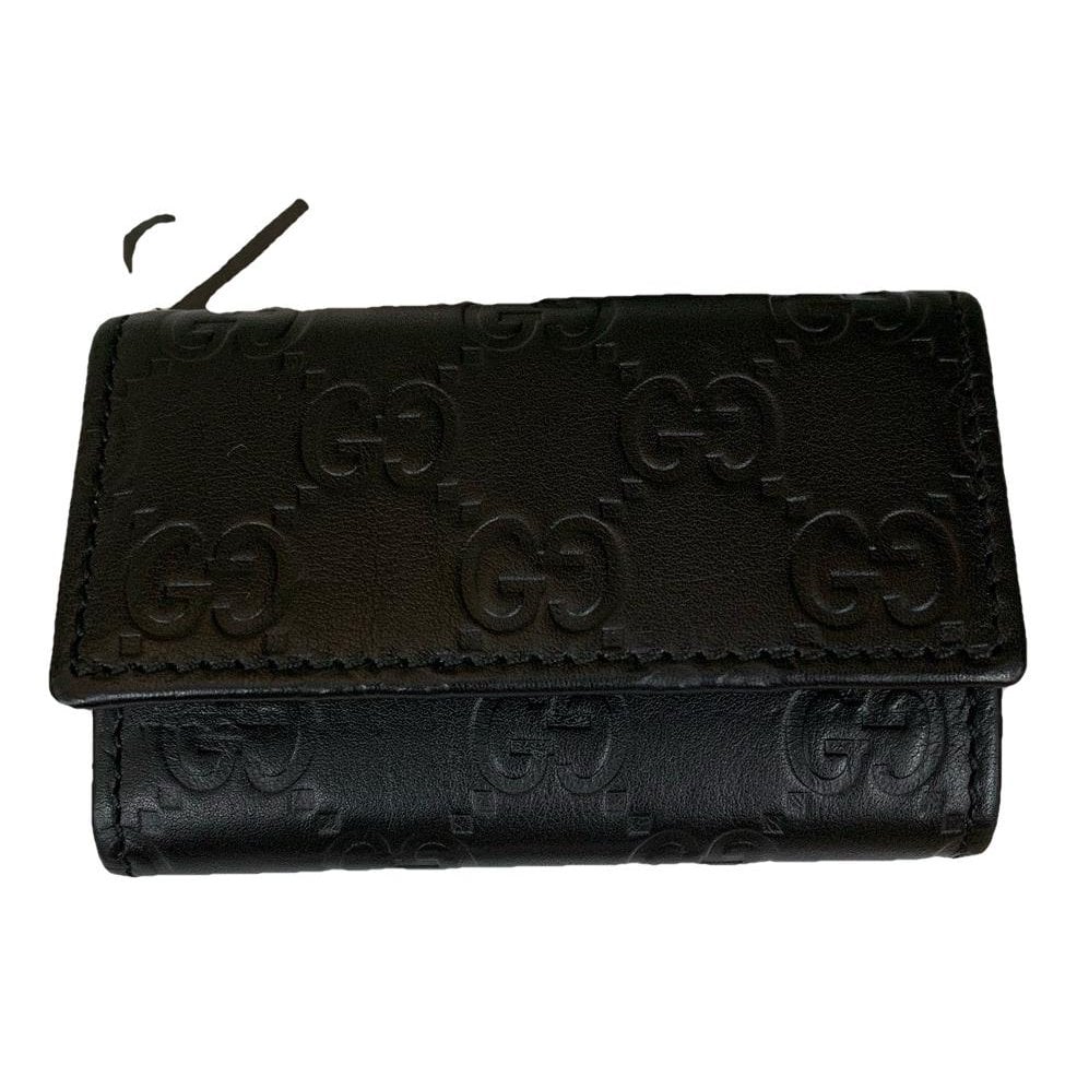 Leather clutch bag