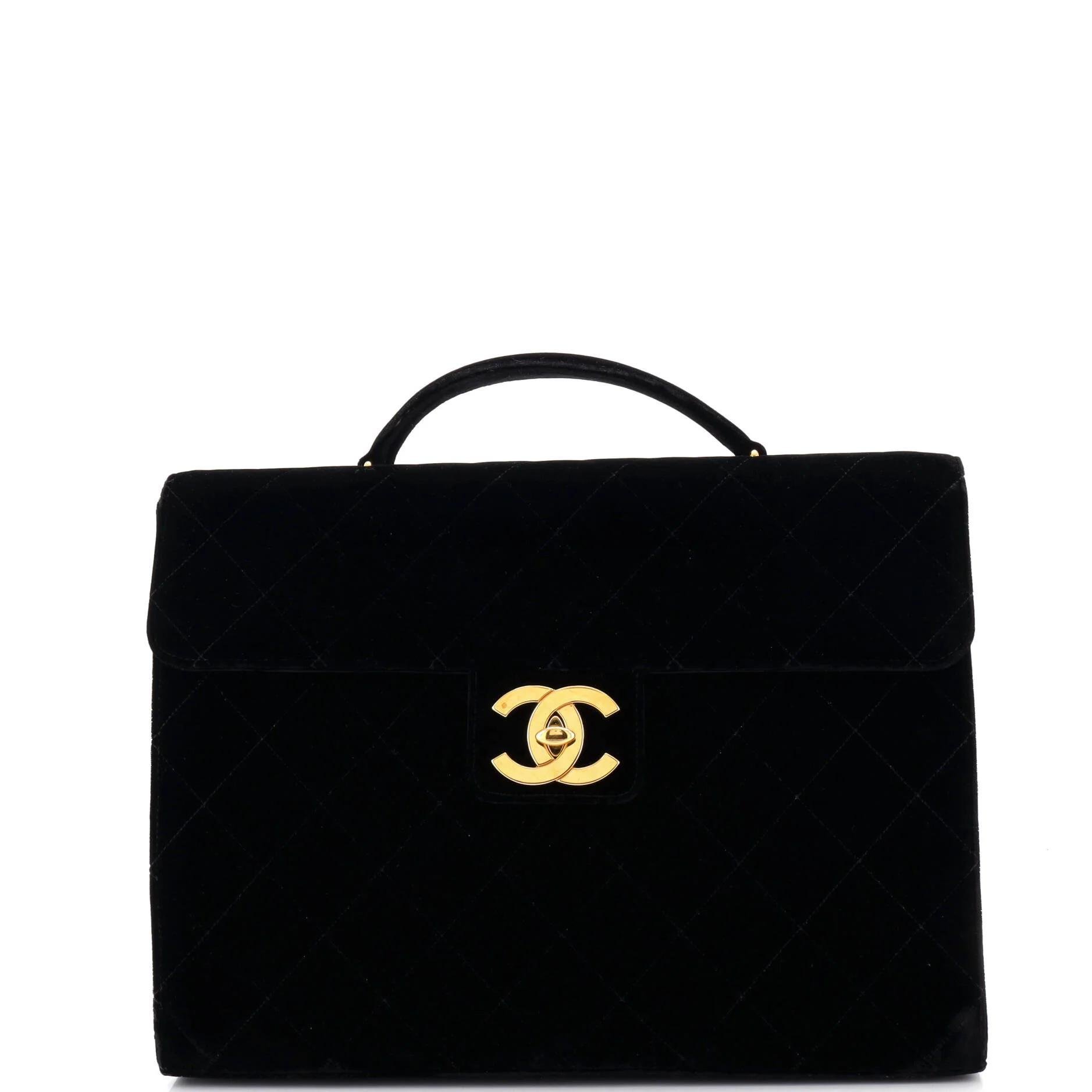 Velvet handbag