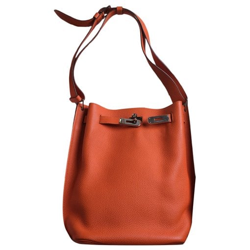 So Kelly leather handbag