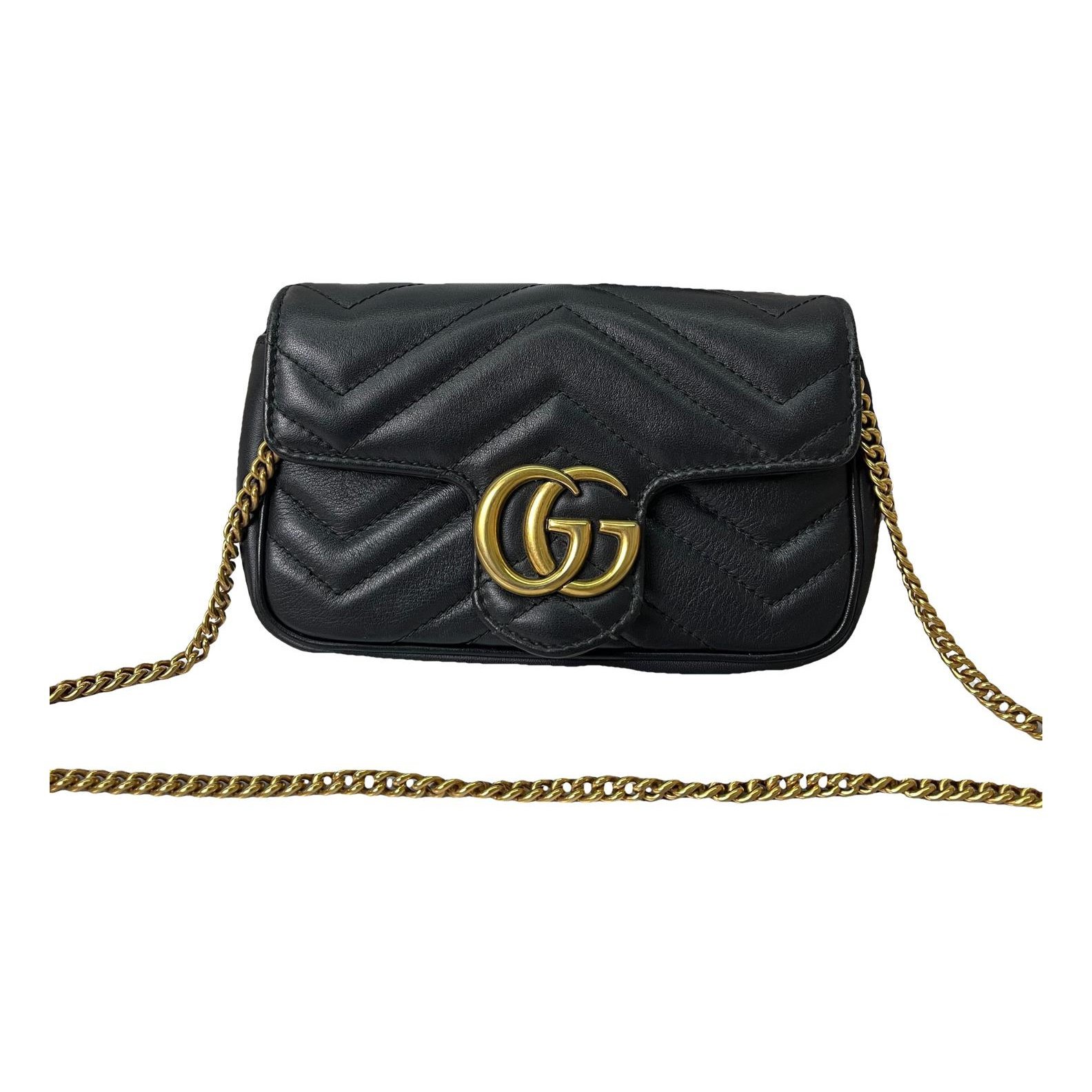 GG Marmont Chain leather crossbody bag