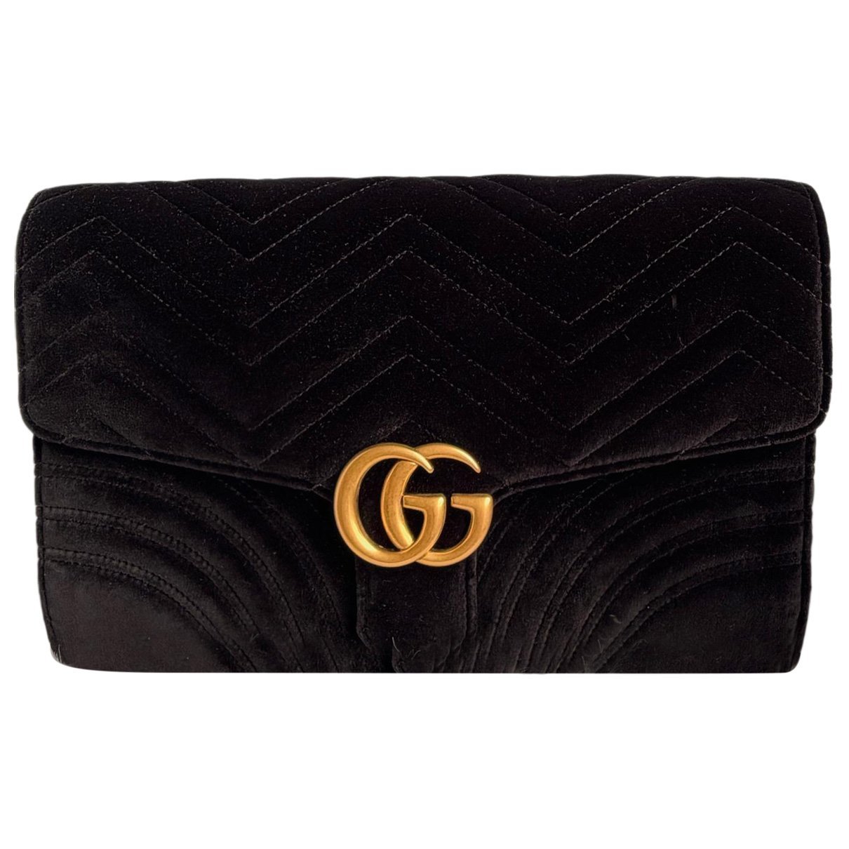 Marmont velvet clutch bag