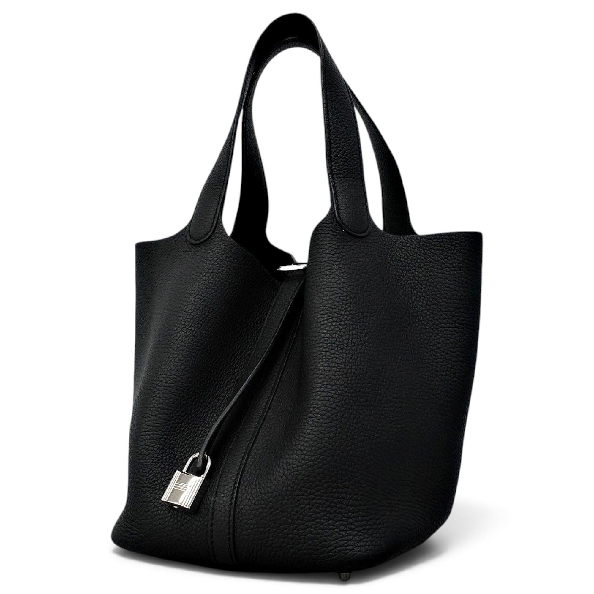 Picotin leather handbag