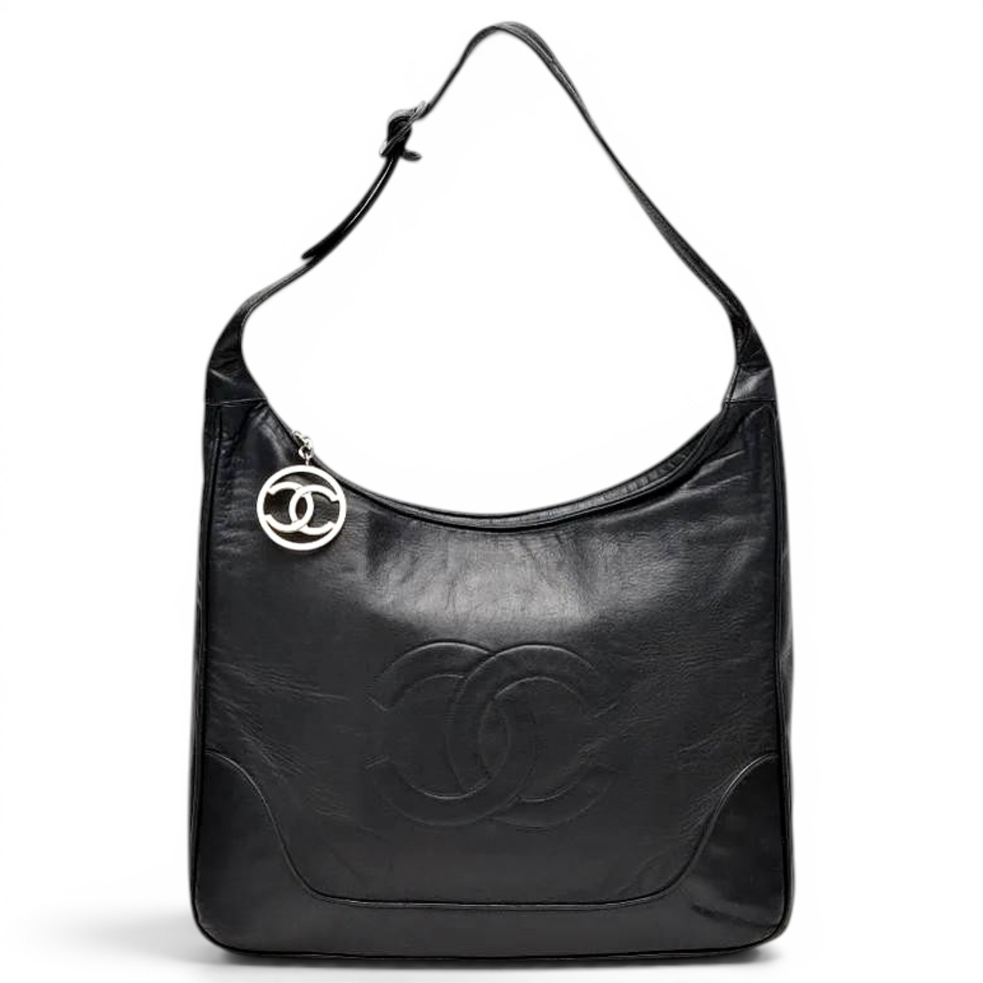 Trendy CC leather handbag