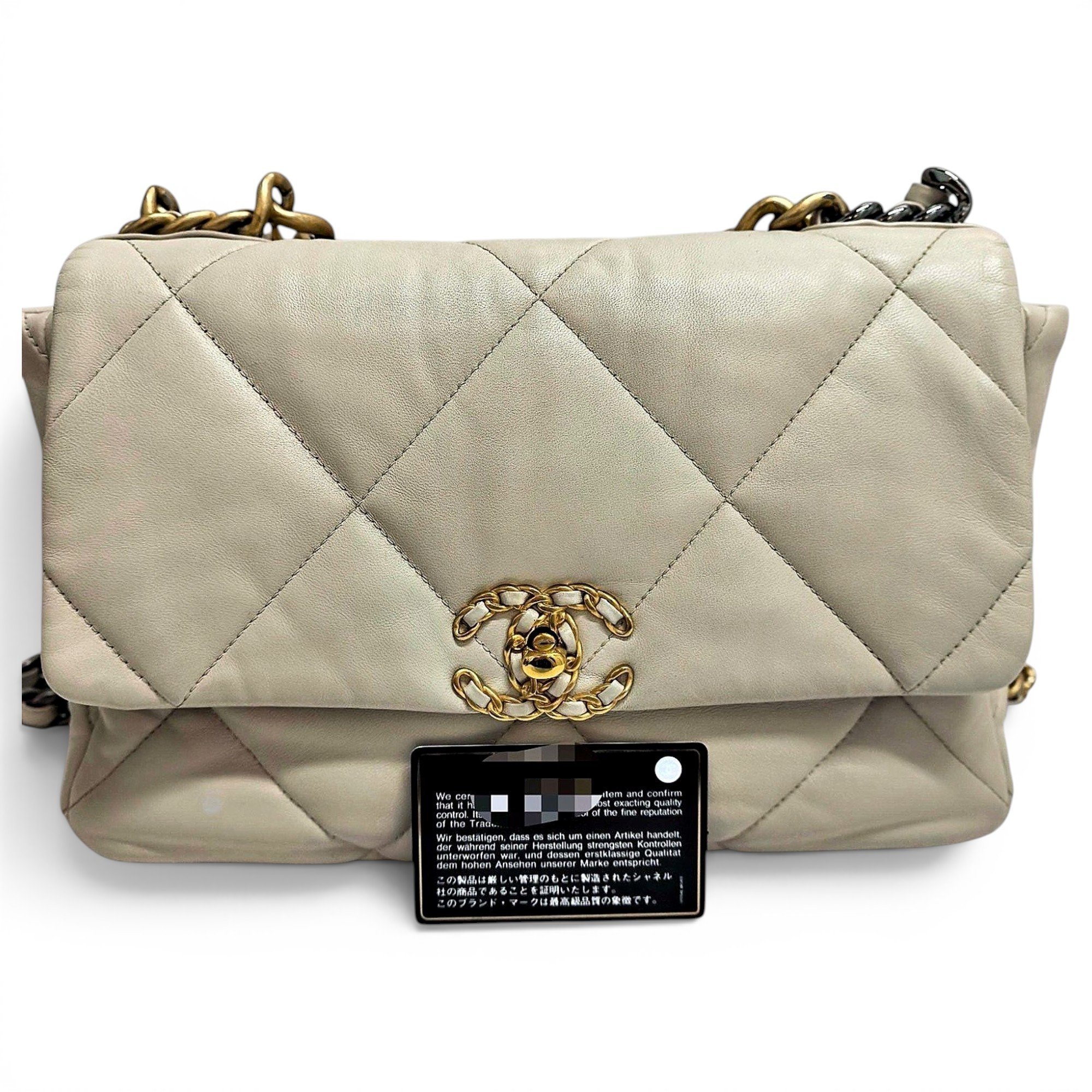 Chanel 19 leather handbag
