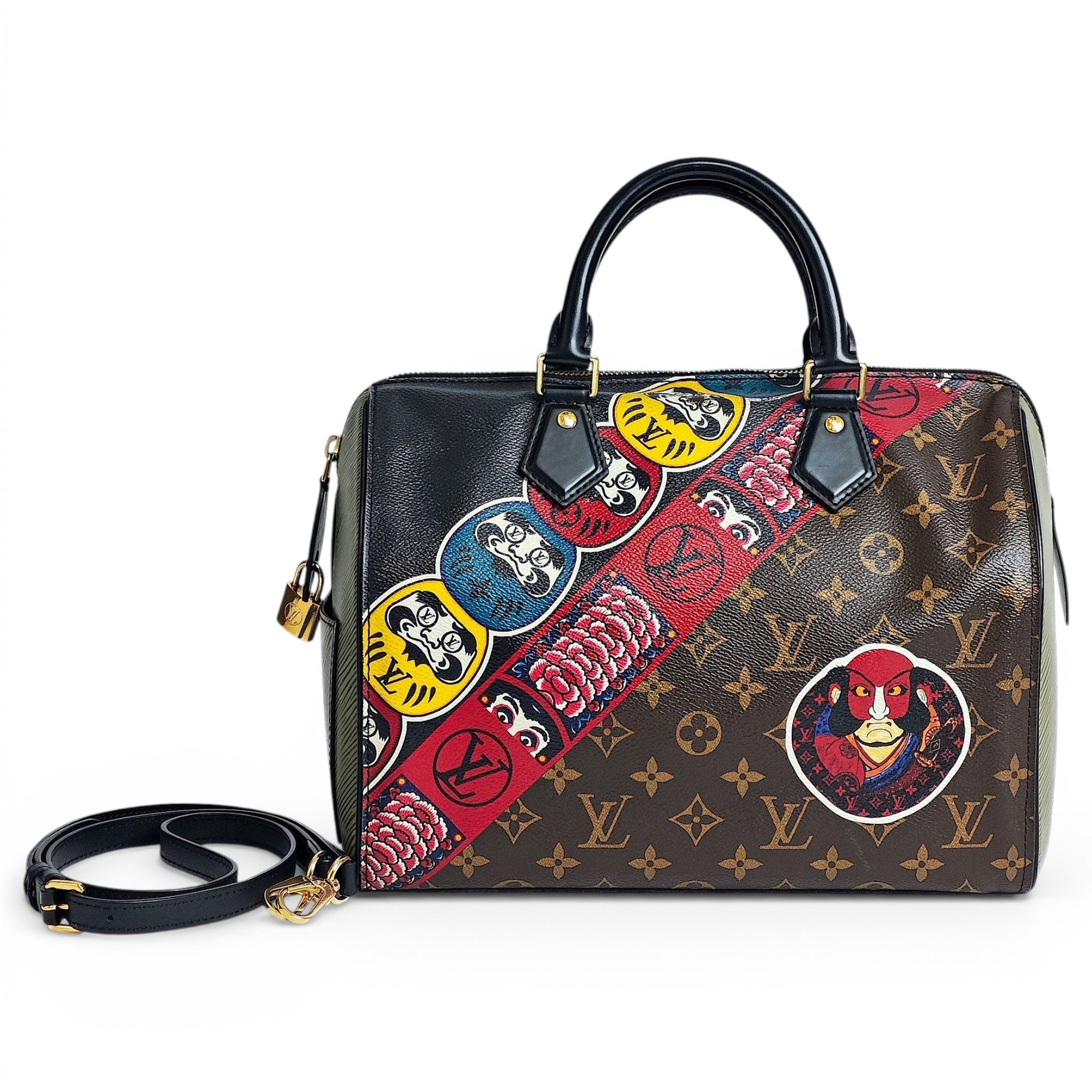 Speedy leather handbag