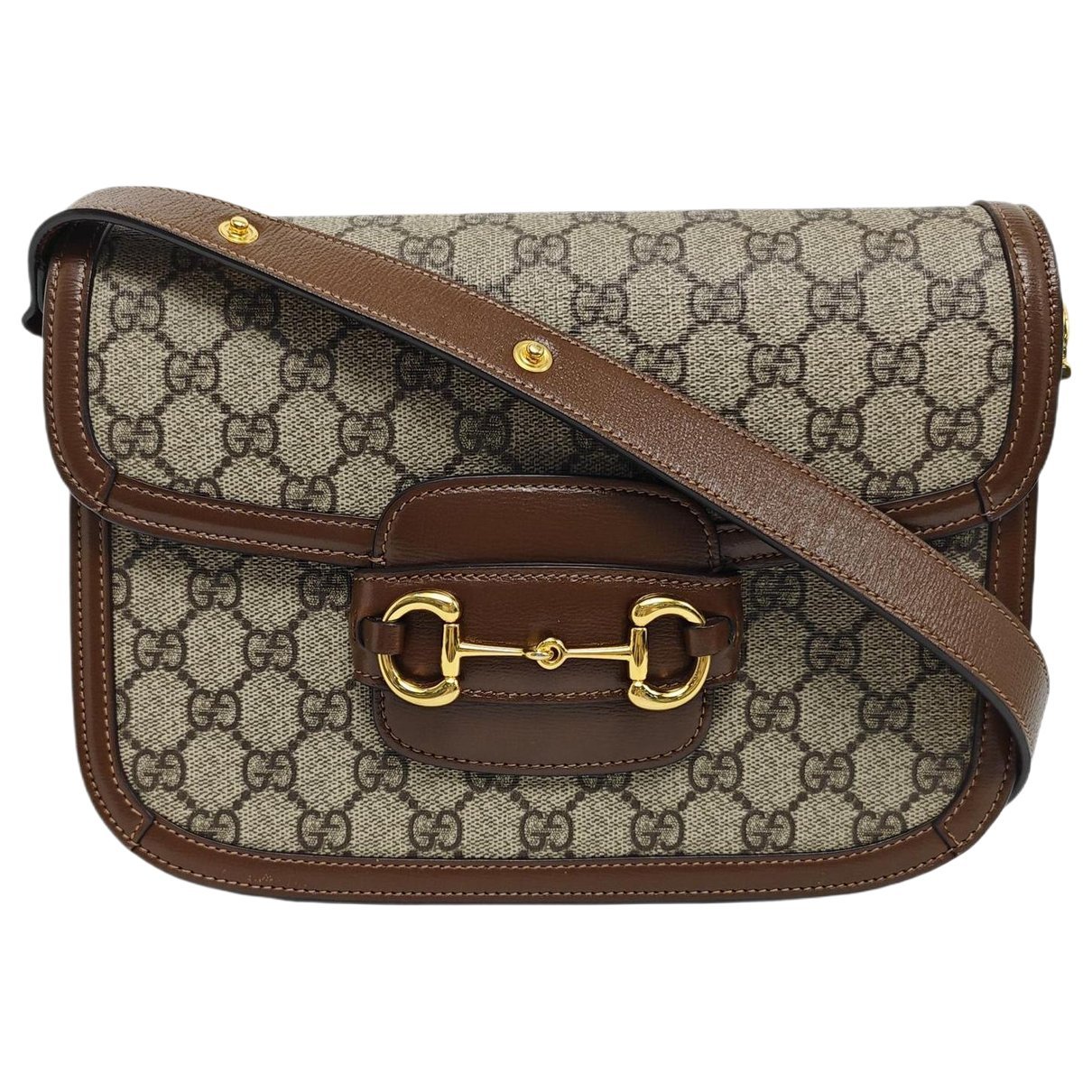 Handle Horsebit 1955 leather crossbody bag