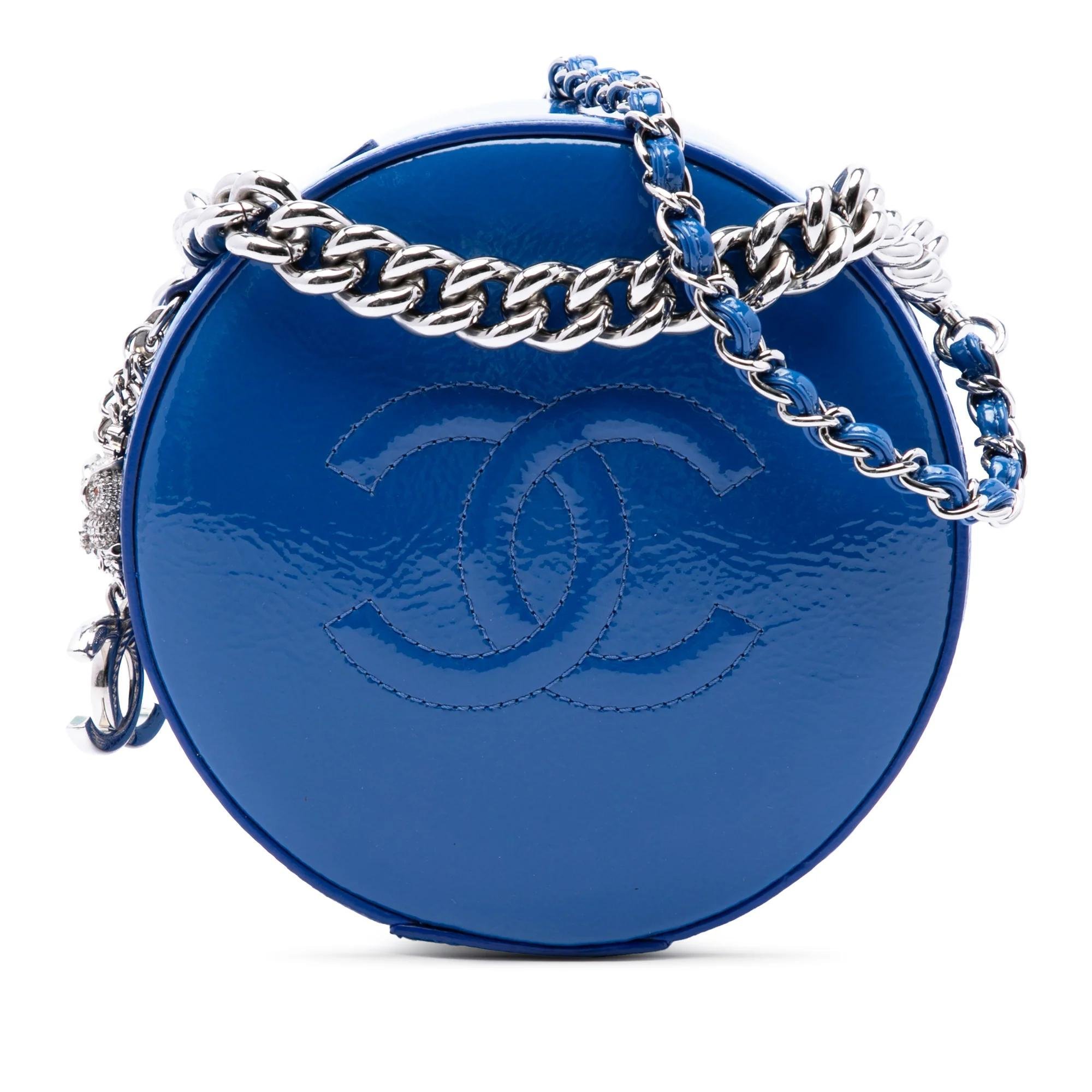 Patent leather handbag