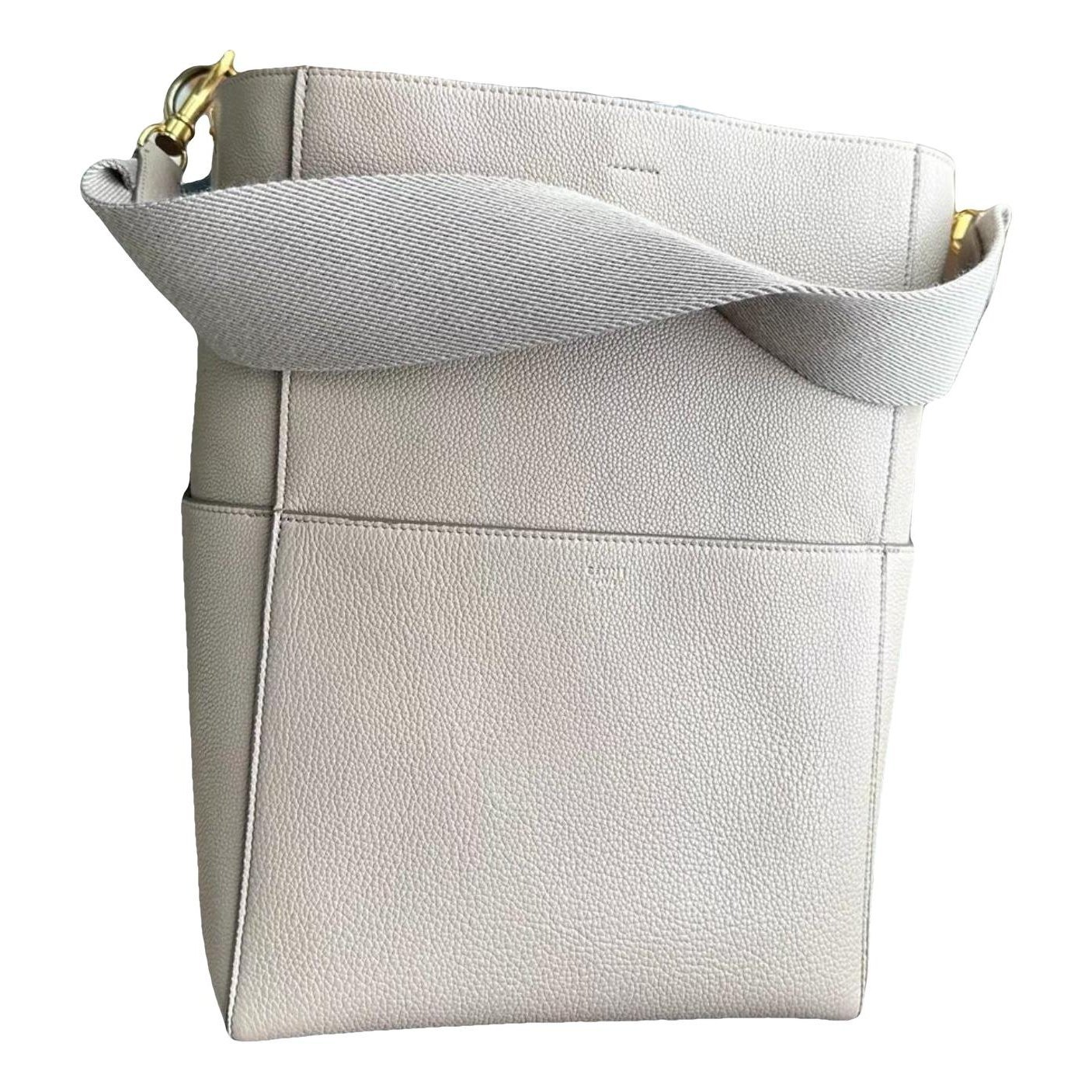 Seau Sangle leather tote