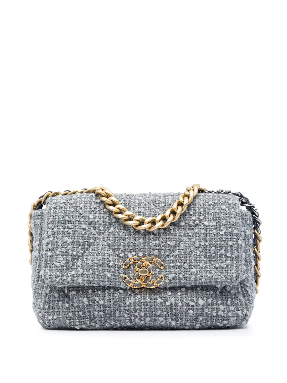 2020 Medium Tweed 19 Flap satchel