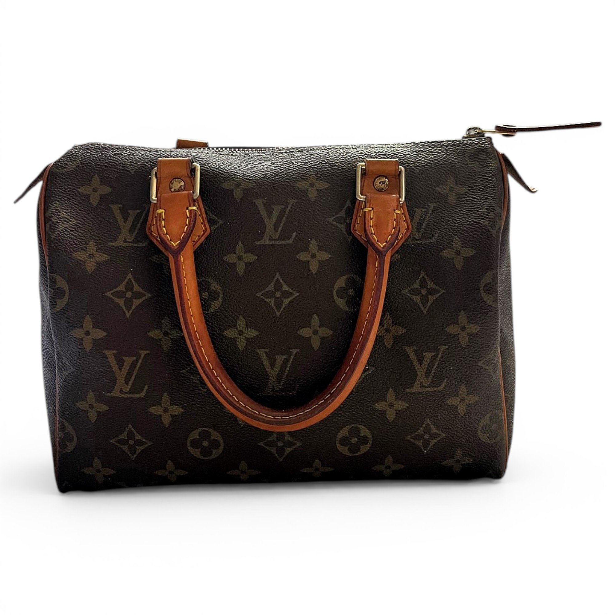 Speedy leather handbag