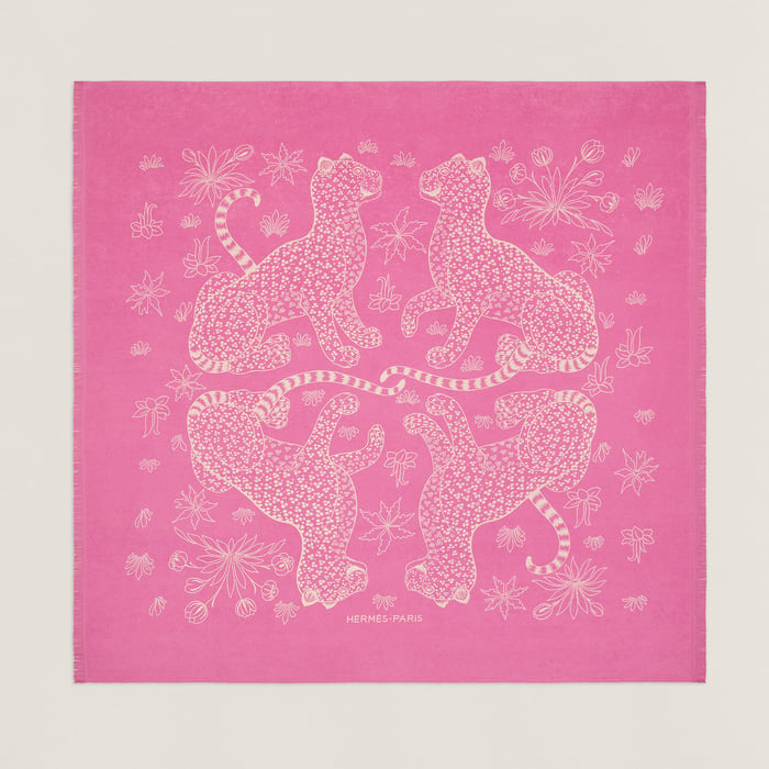 Jacinthe Yachting Tatoo Les Leopards Beach Towel, Large Model