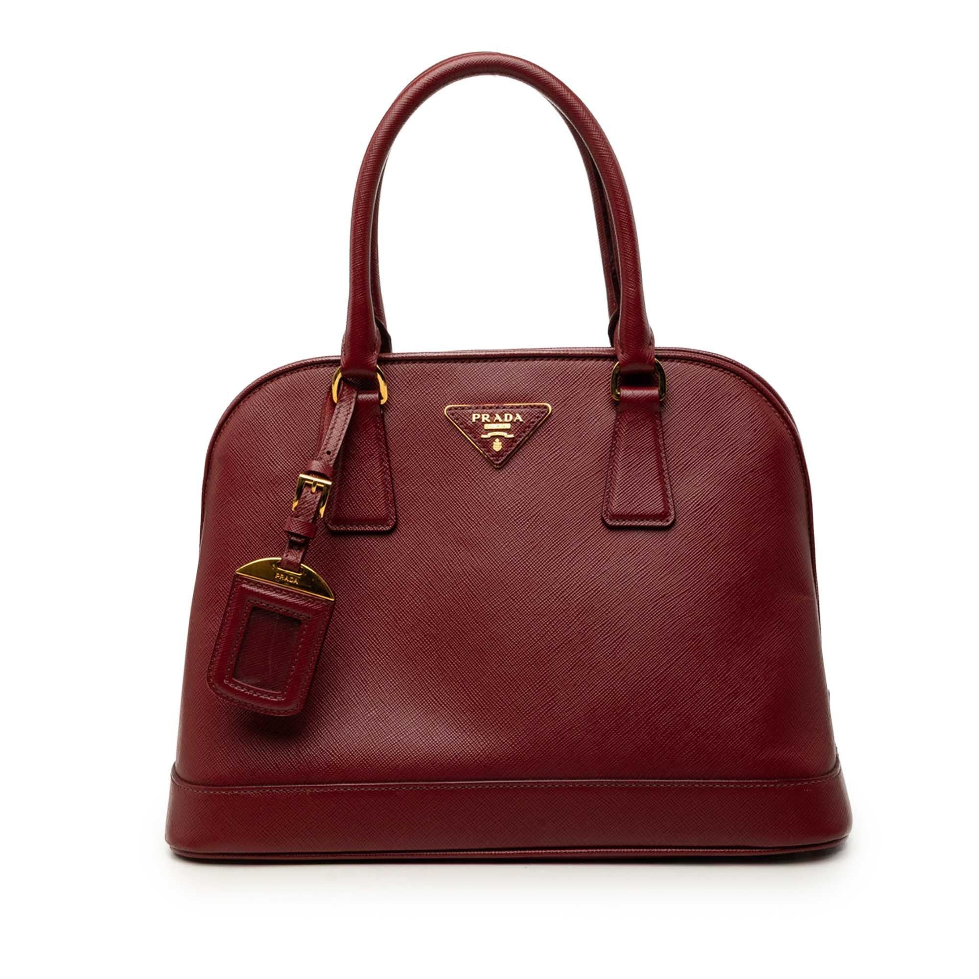 Promenade leather satchel