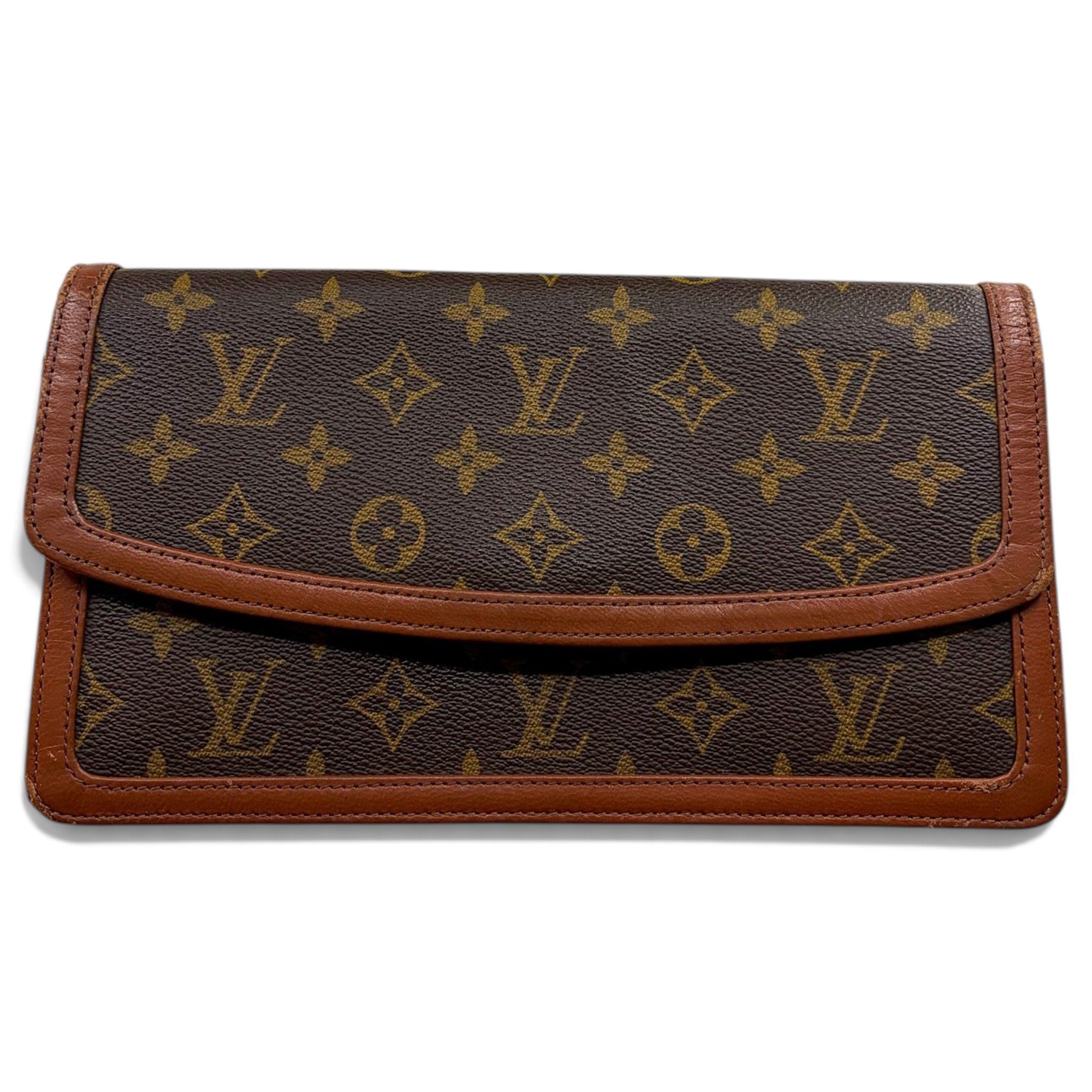 Florentine leather clutch bag