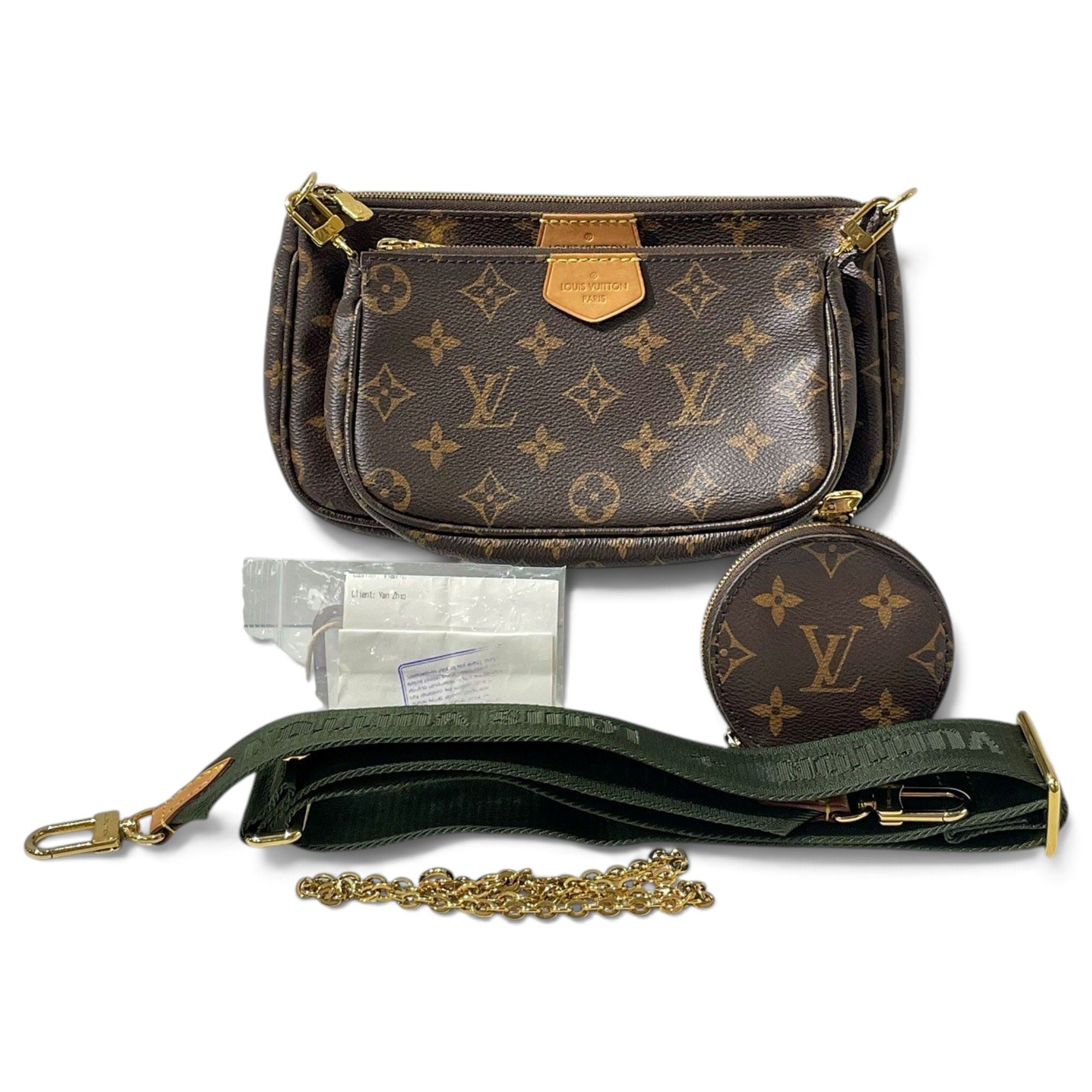 Multi Pochette Accessoires leather handbag