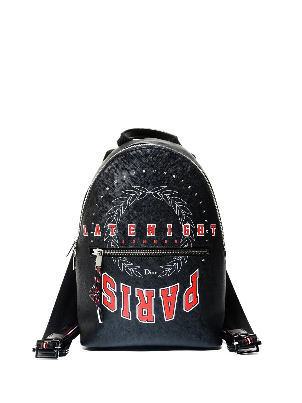 2018 logo-print leather backpack