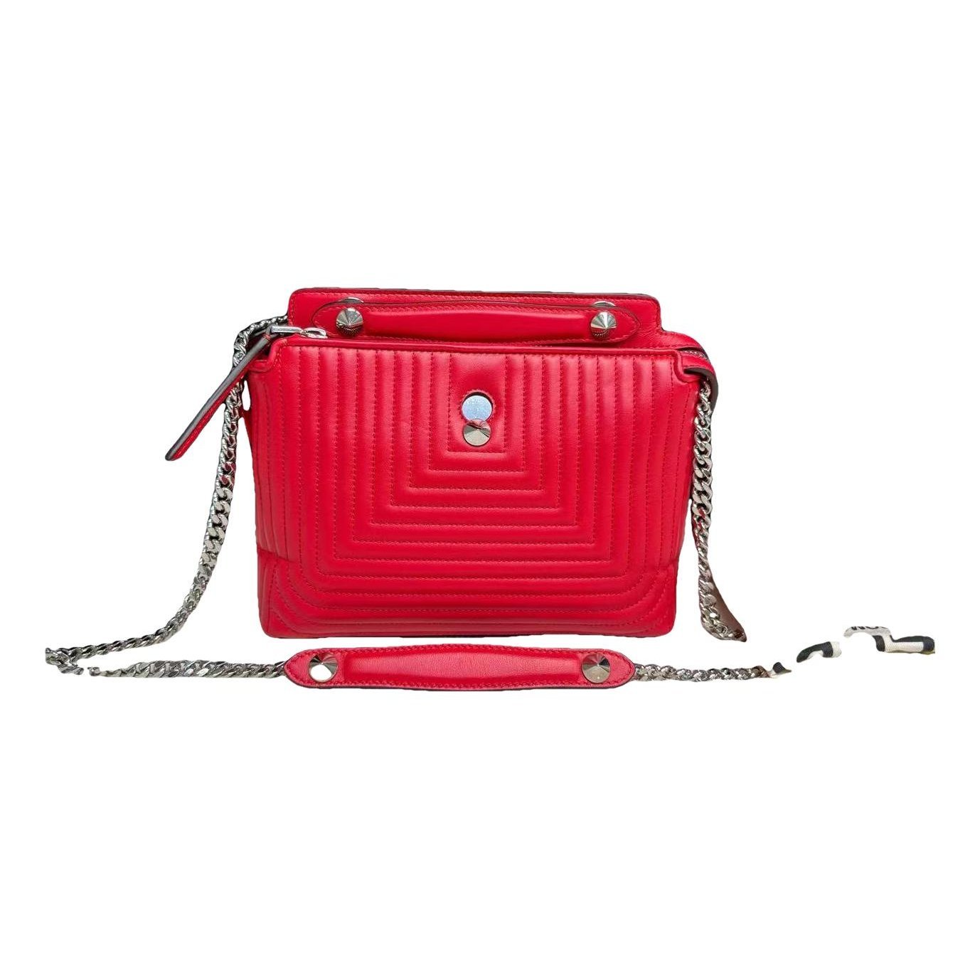 Dot Com leather crossbody bag