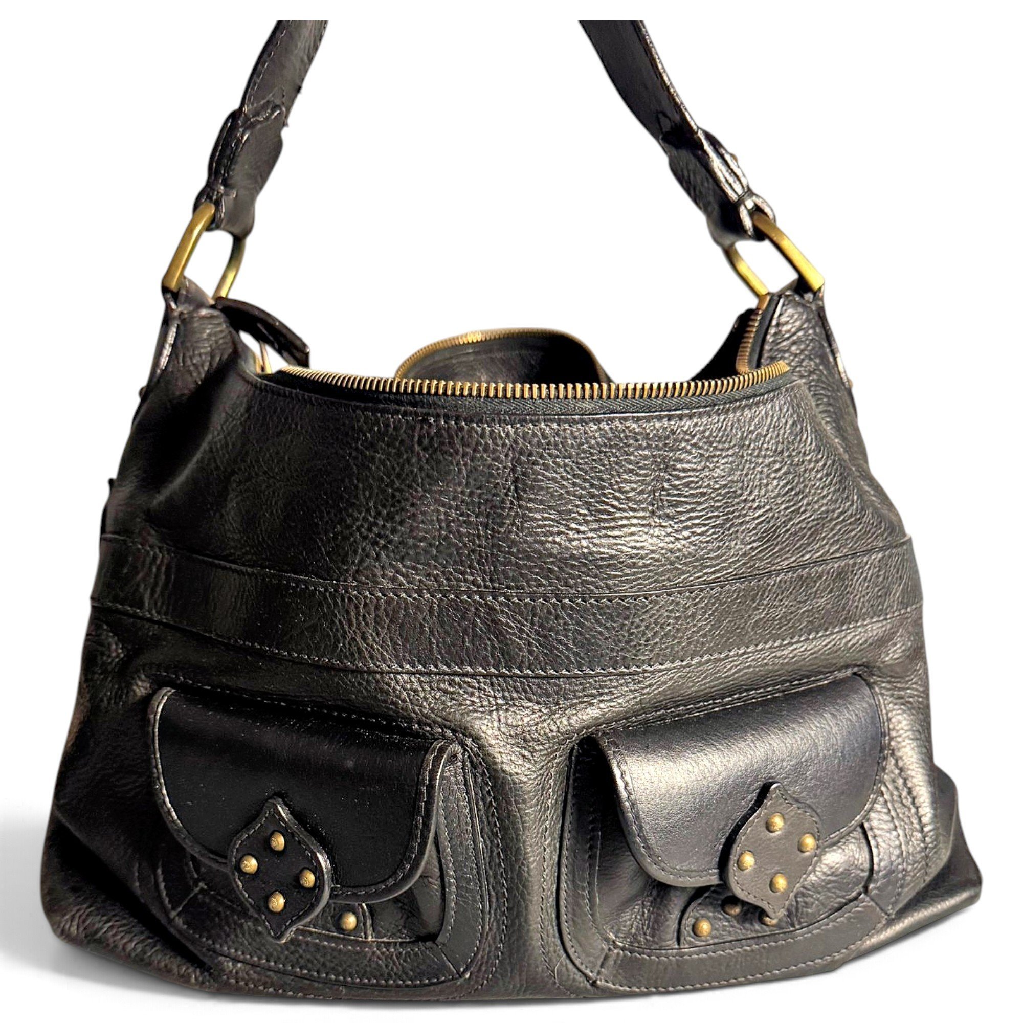 Leather handbag