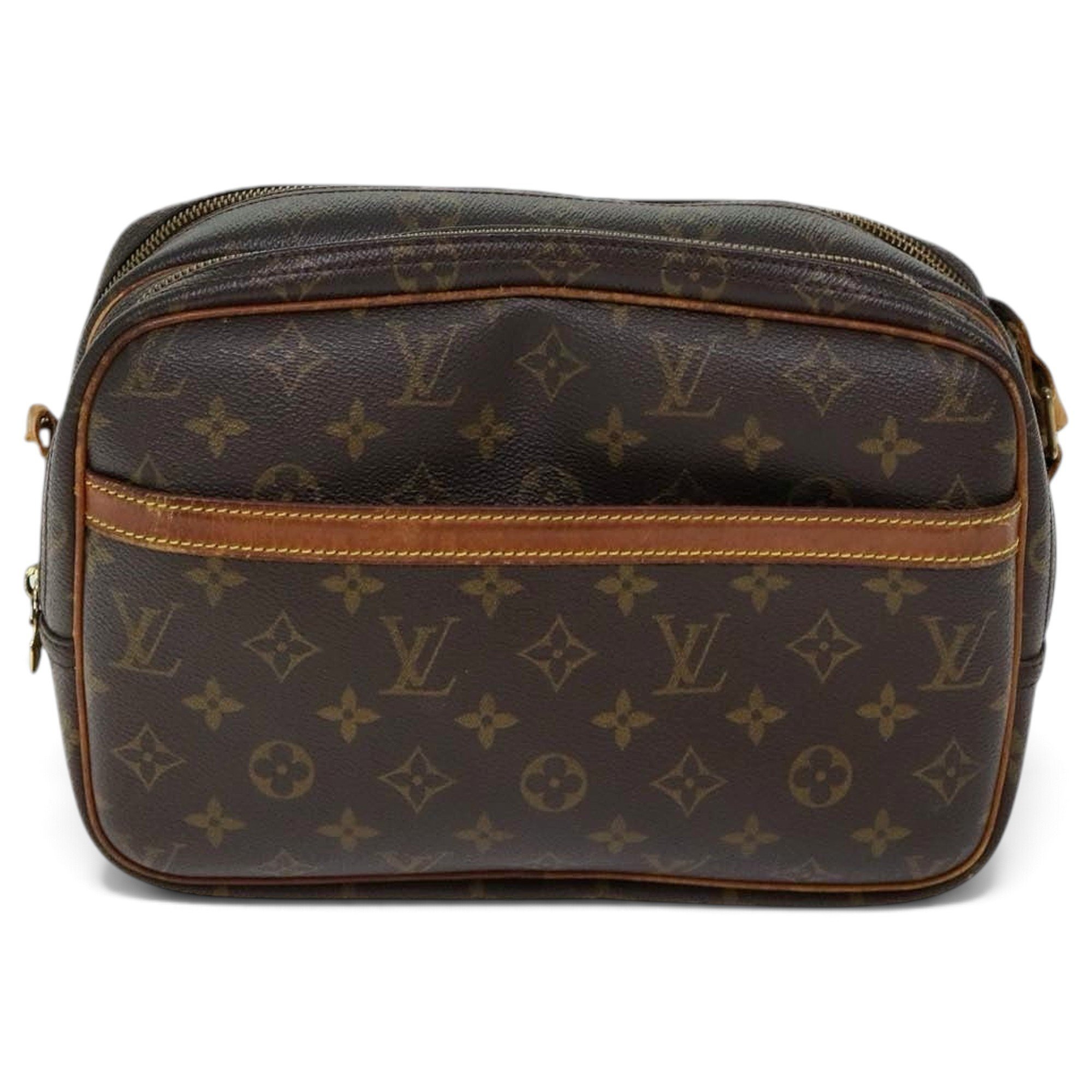 Reporter leather handbag