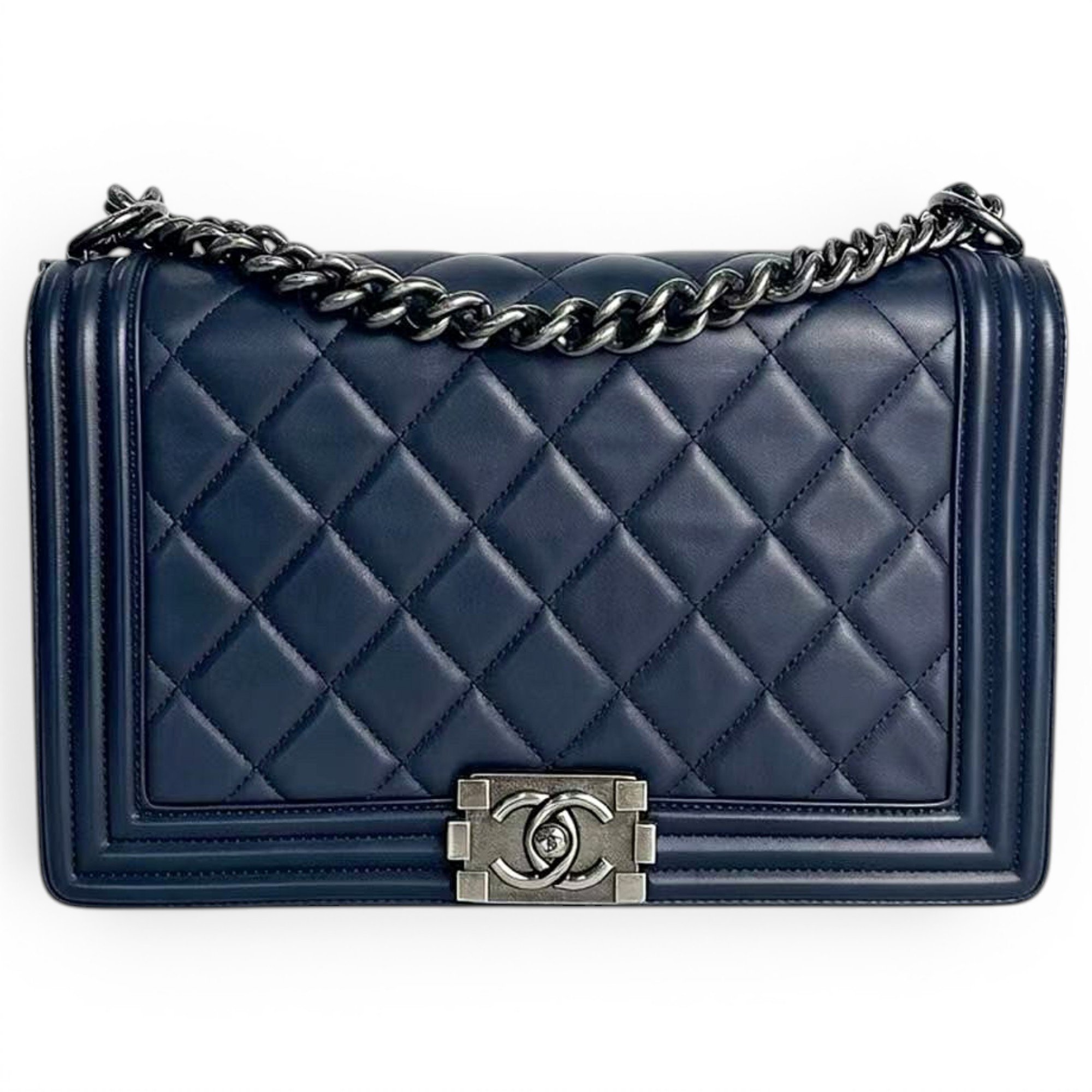 Boy leather crossbody bag