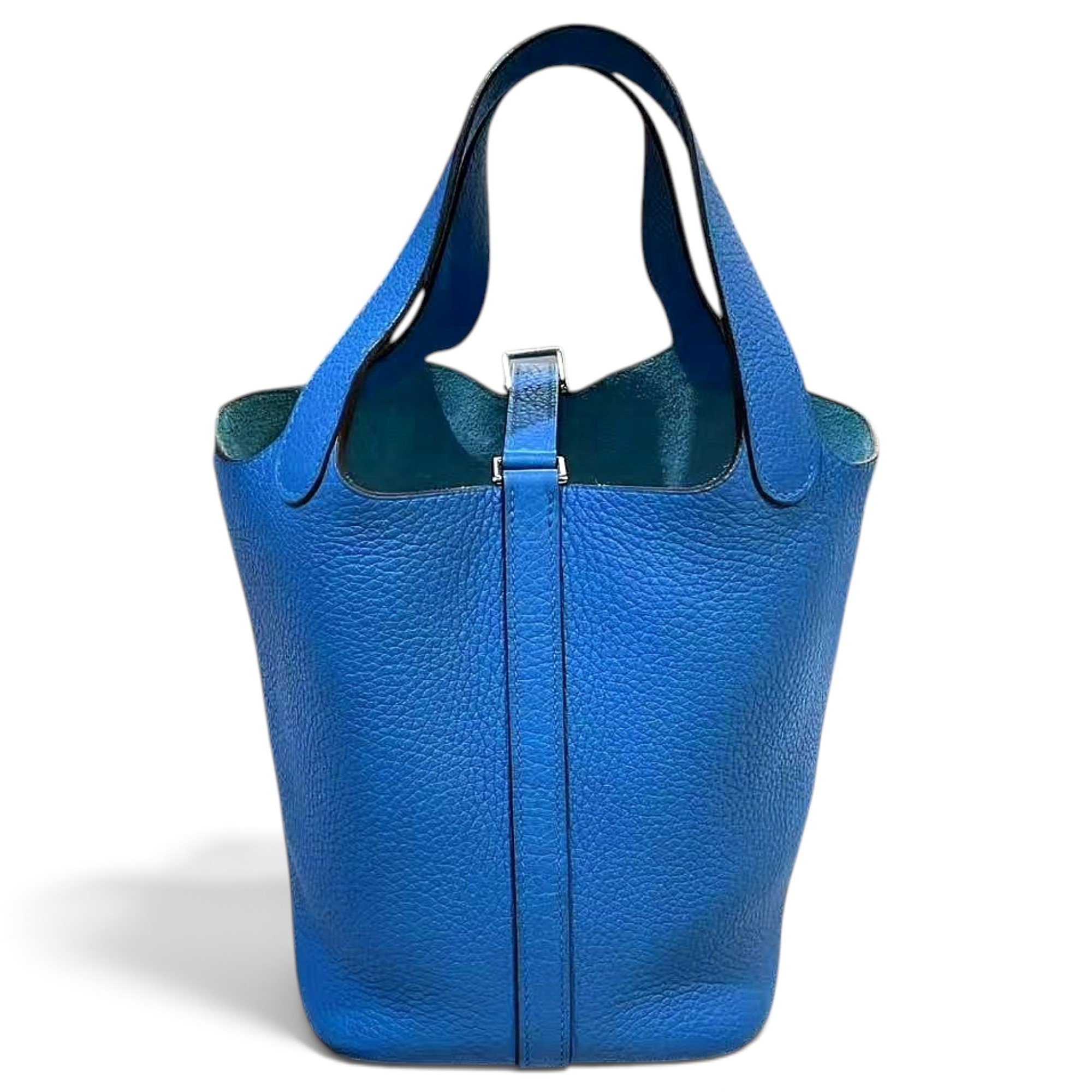 Picotin leather tote