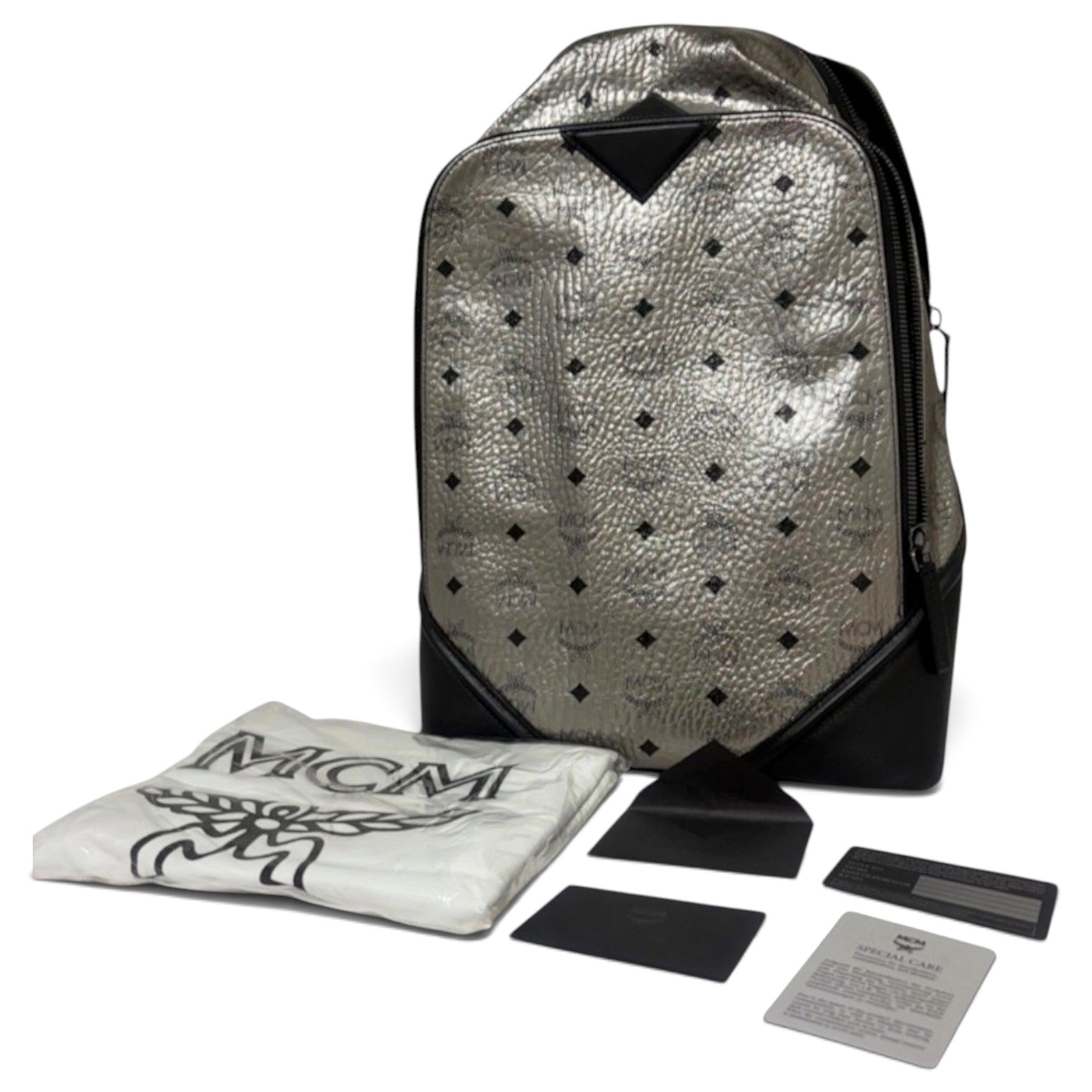 MCM Stark leather backpack