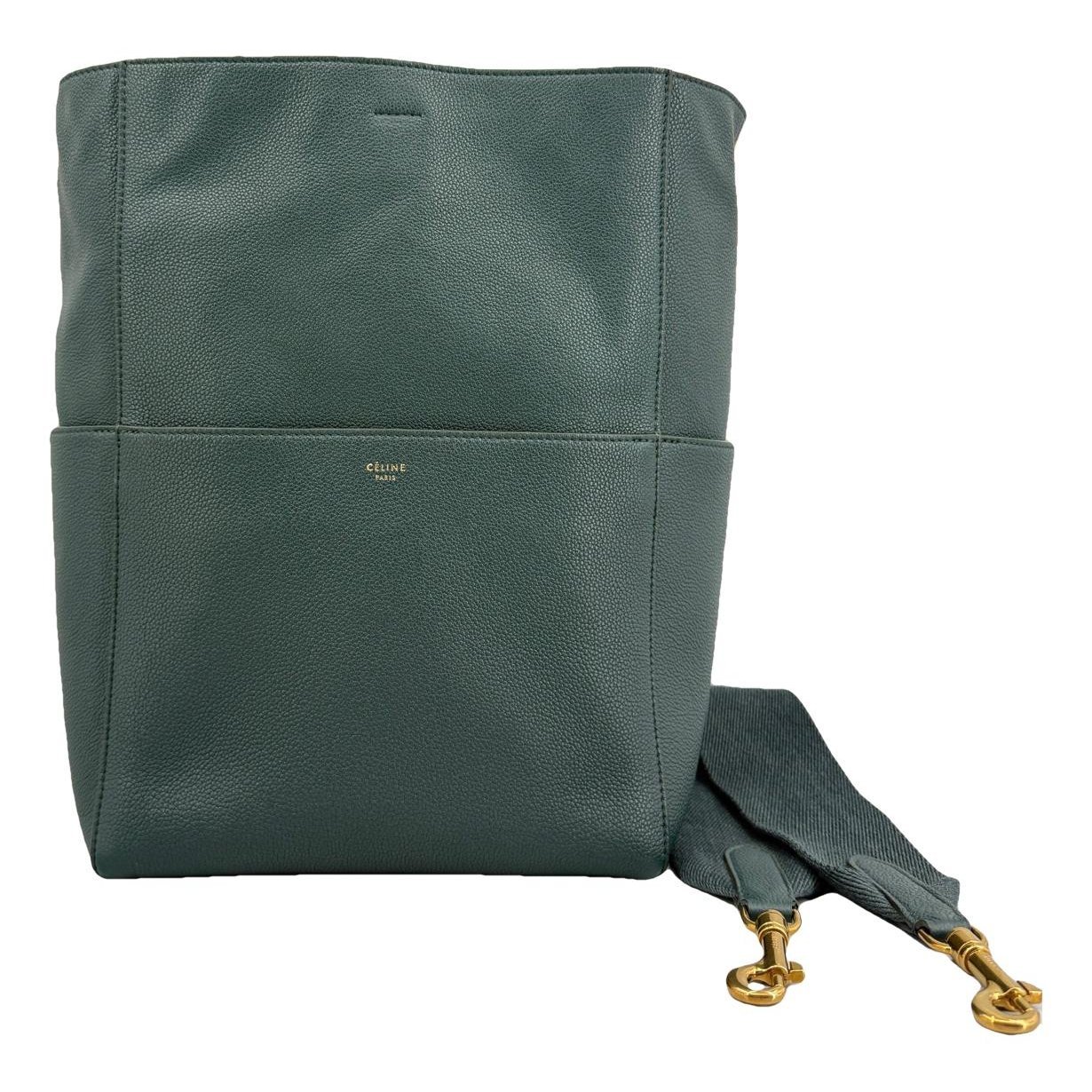 Seau Sangle leather tote