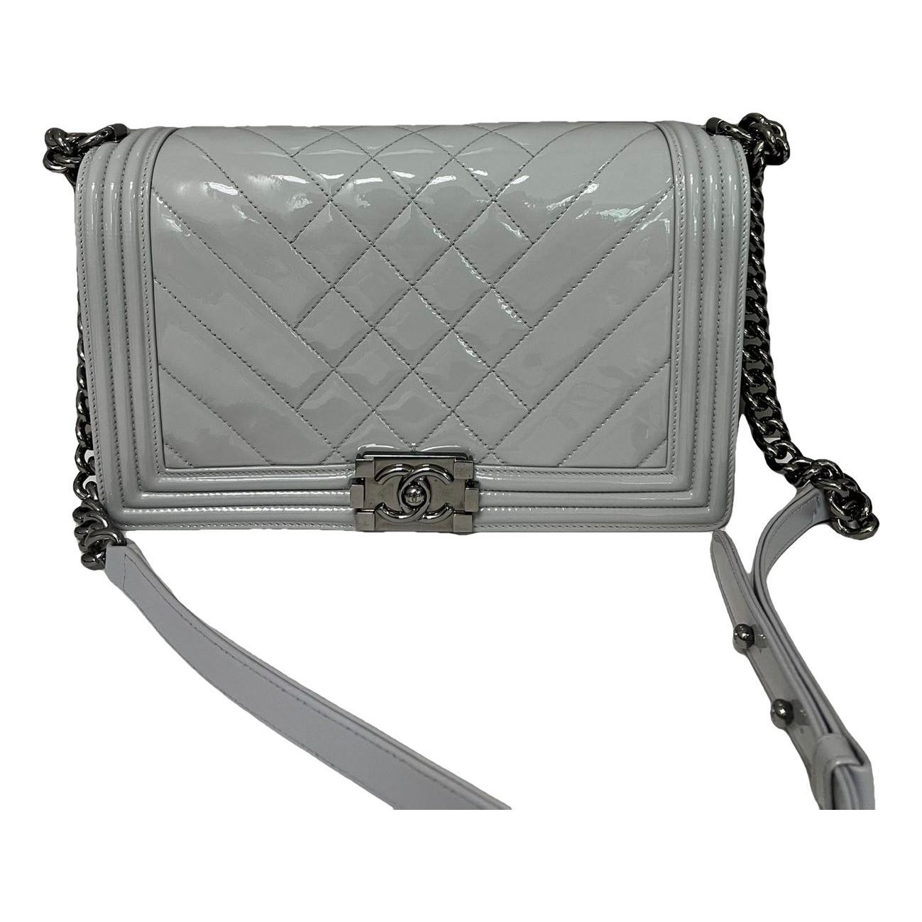 Boy patent leather handbag