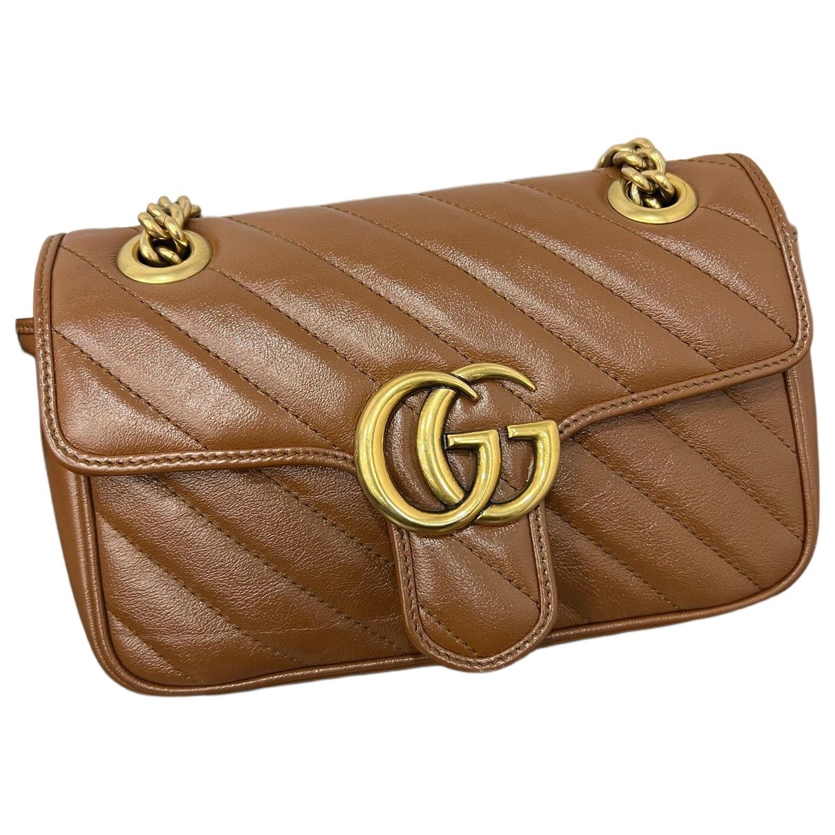 GG Marmont Flap leather handbag