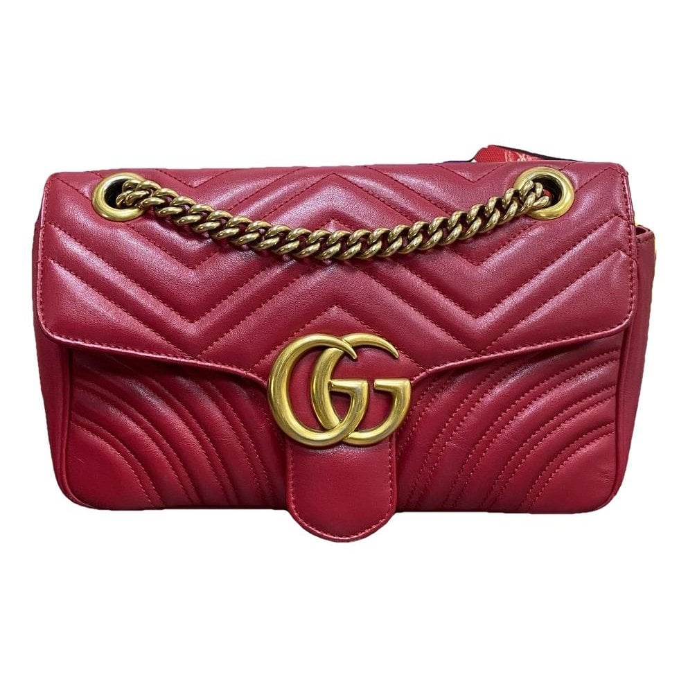 GG Marmont Flap leather crossbody bag
